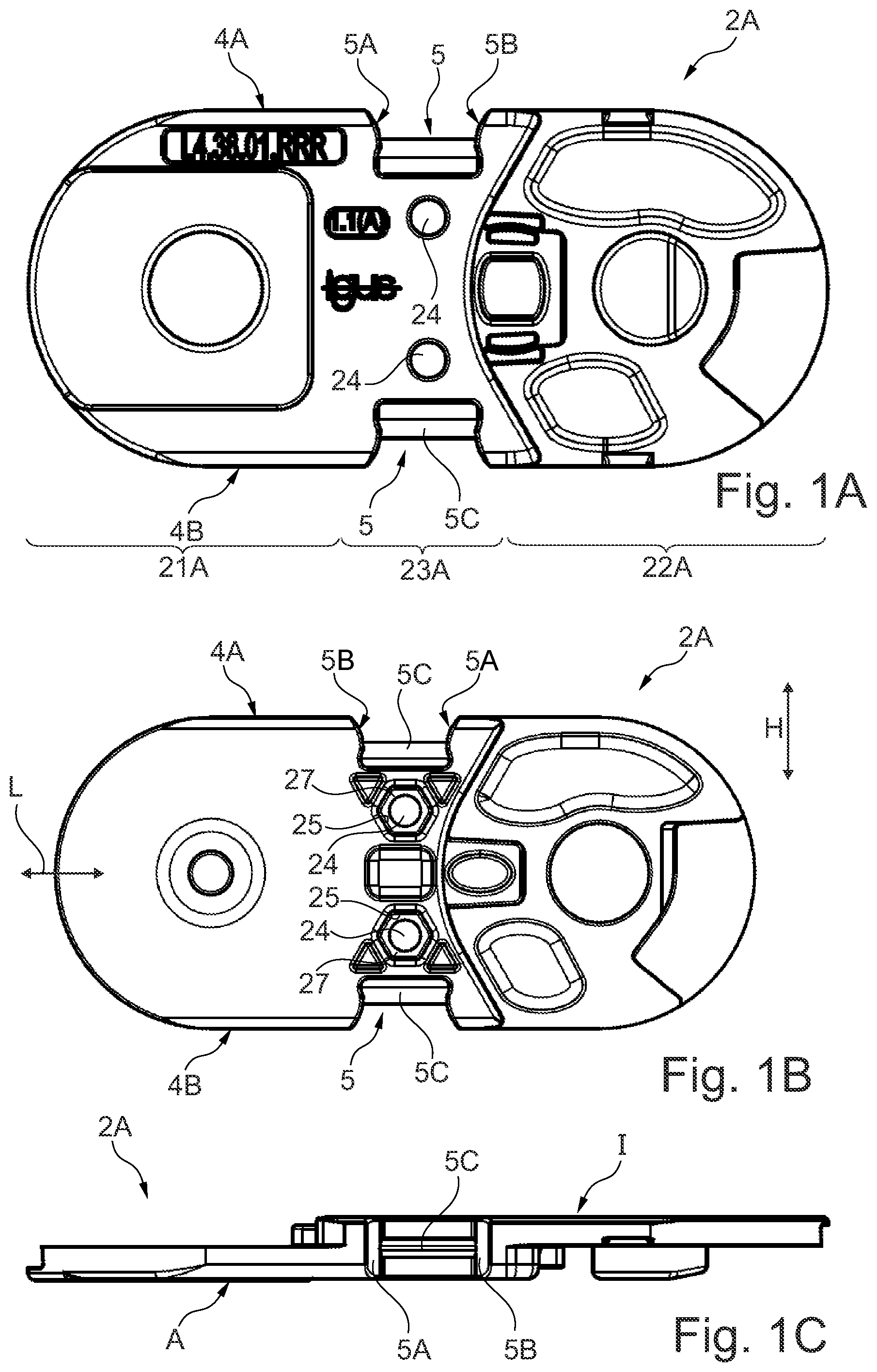 Patent US12129911 — Multi-part chain link of an energy chain, and transverse connecting piece and side plate therefor — Figure 1