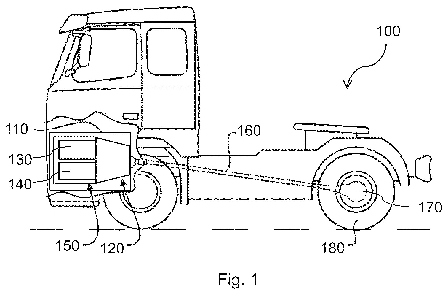 Patent US12129914 Figure 1 – Transmission, a powertrain and a vehicle