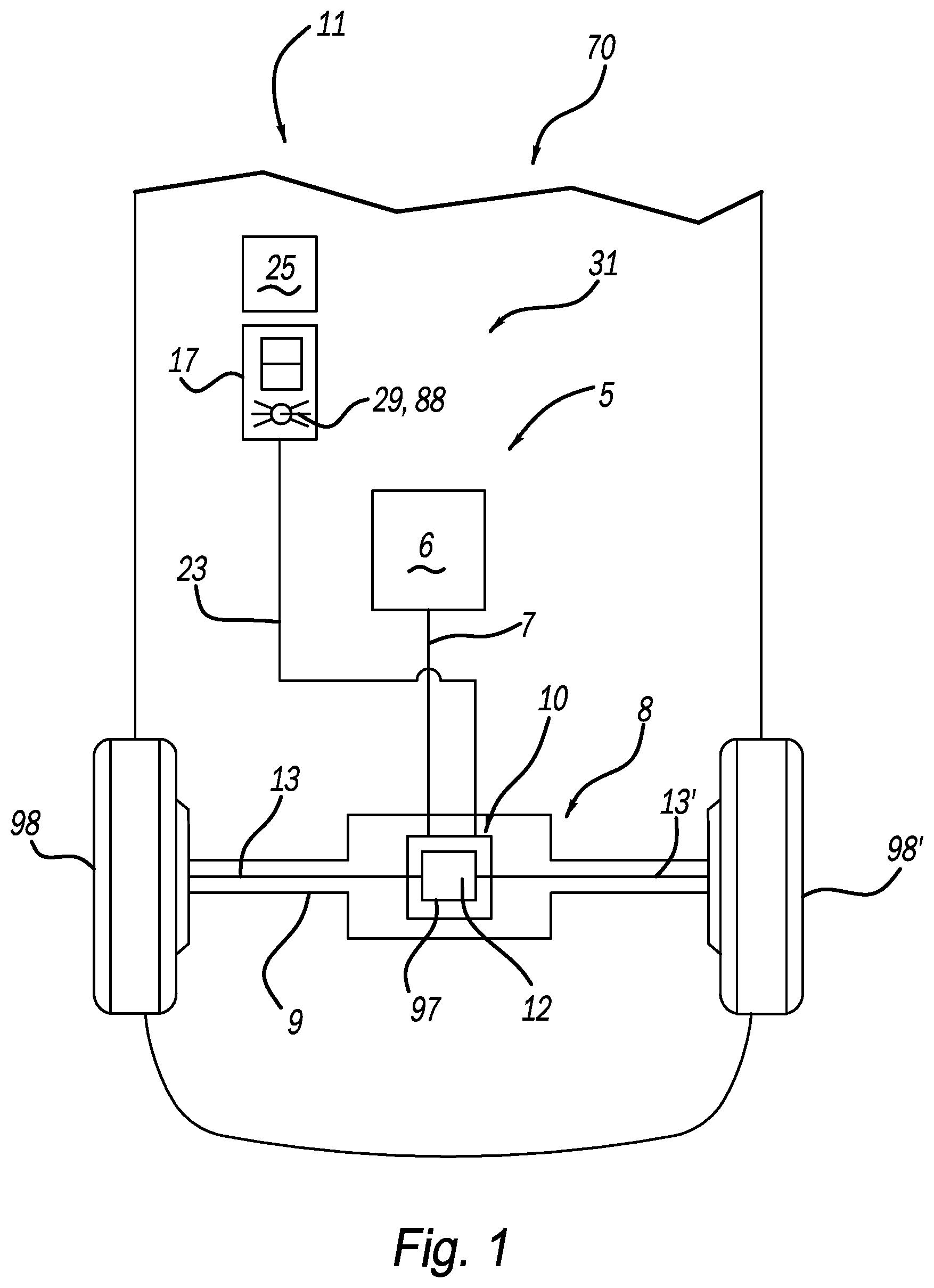 Patent US12129915 — Locking differential assembly — Figure 1