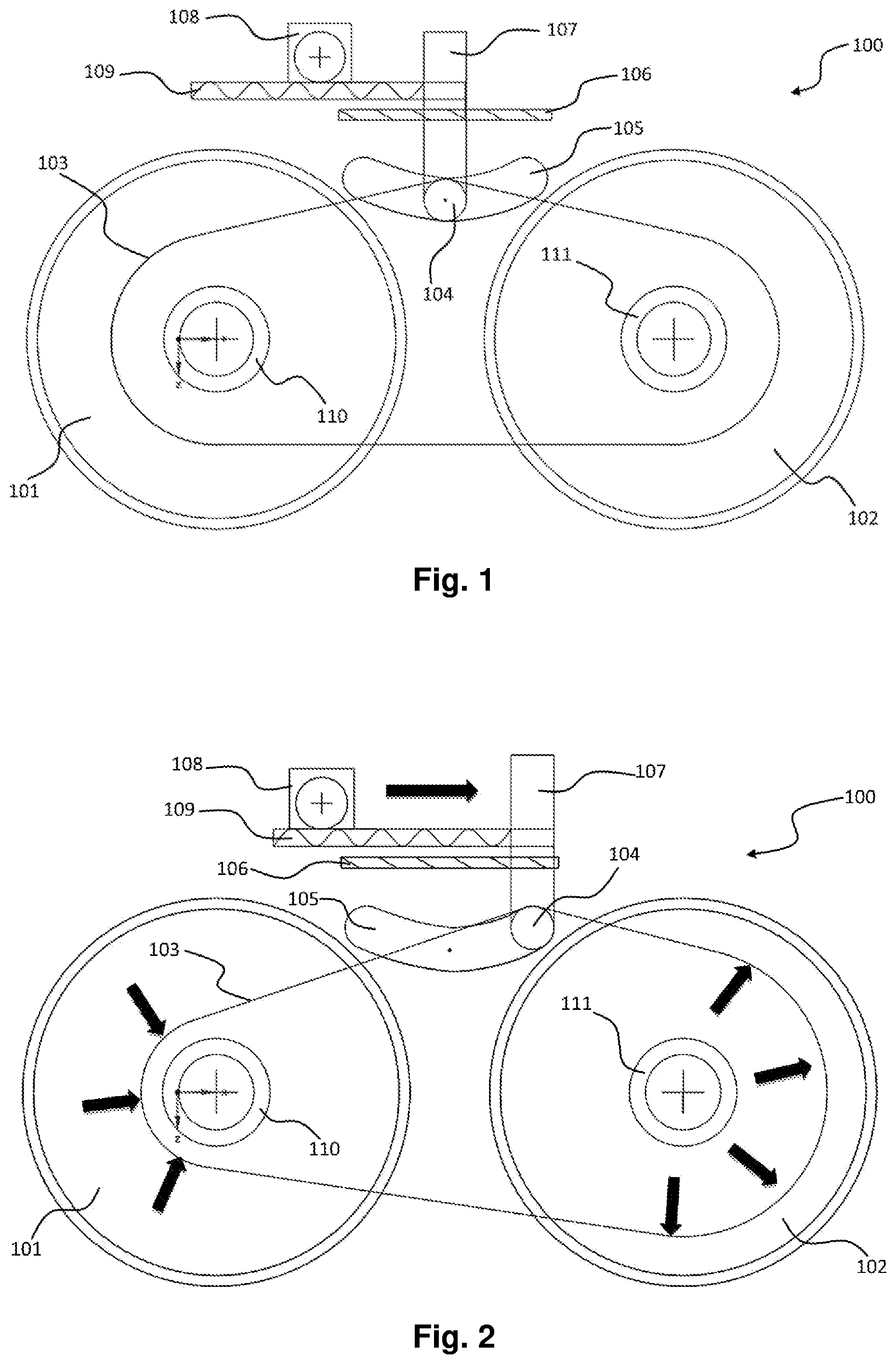 Patent US12129924 — Control mechanism developed for continuously variable transmission (CVT)system — Figure 1