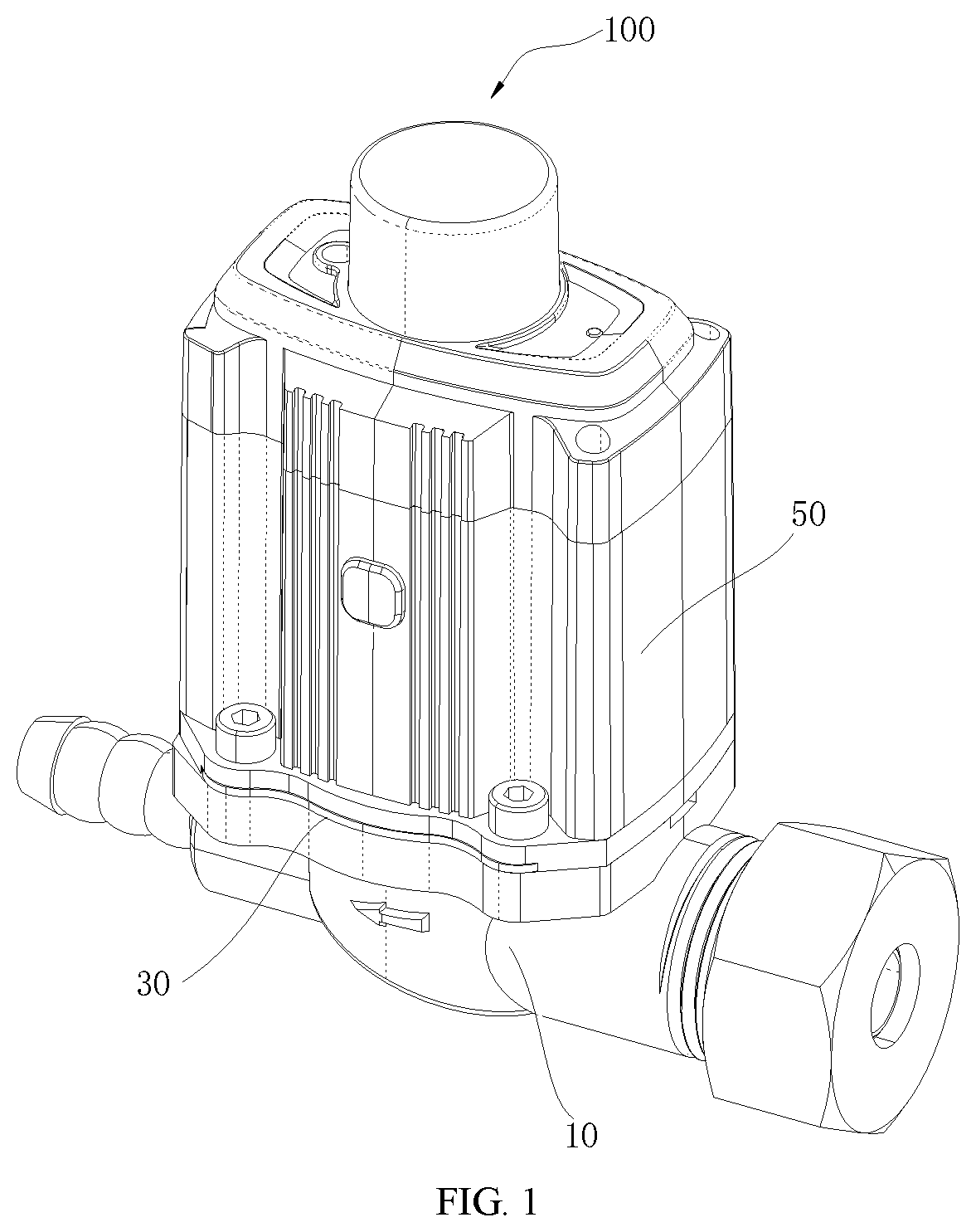 Patent US12129933 Figure 1 – Gas shutoff valve