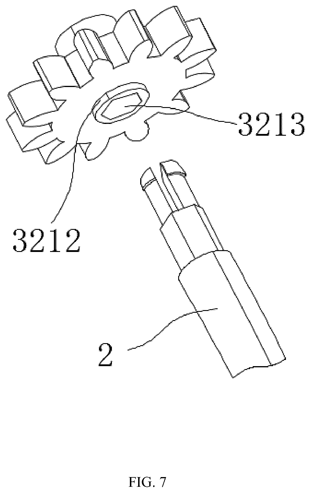 Patent US12129976 Figure 7 – Tentacle animal bionic lamp