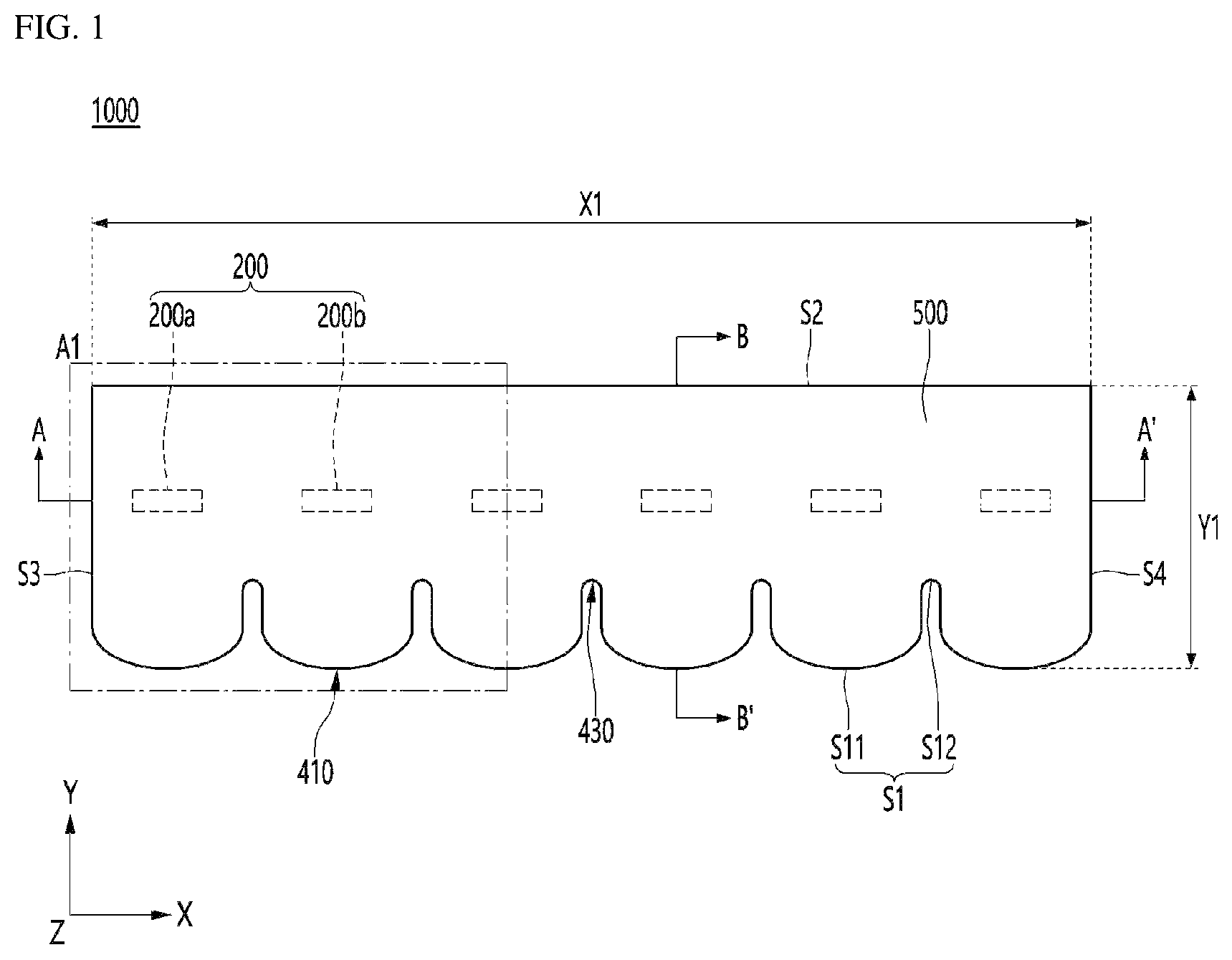 Patent US12129977 Figure 1 – Lighting apparatus and lamp comprising same