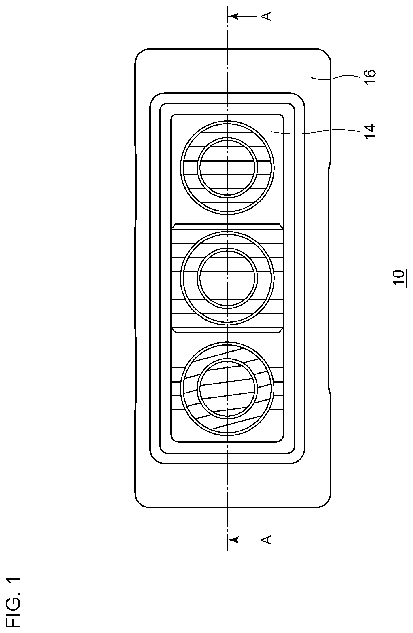 Patent US12129980 — Vehicle lamp and method of manufacturing vehicle lamp — Figure 1