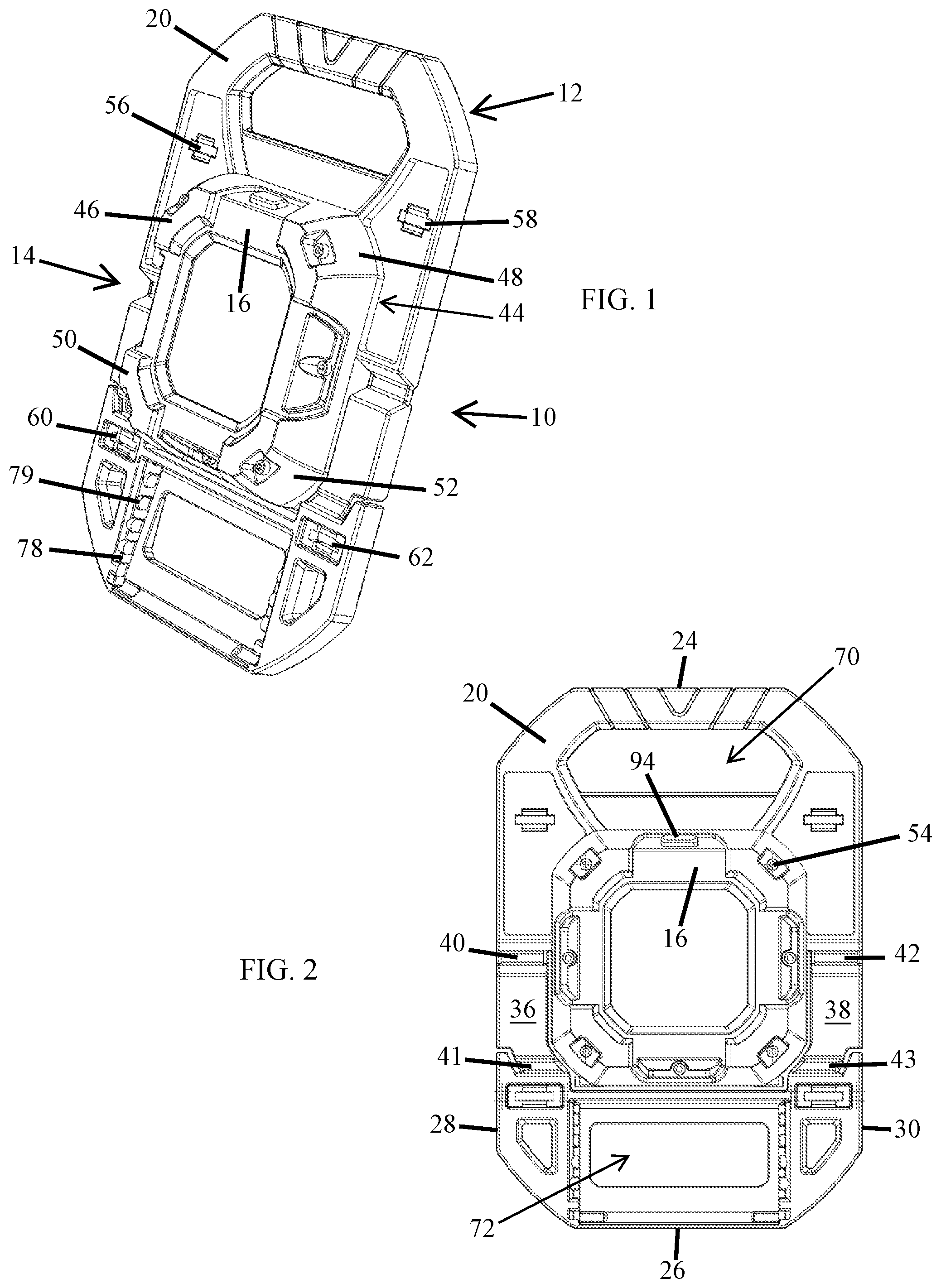 Patent US12129991 — Flexible mat light — Figure 1