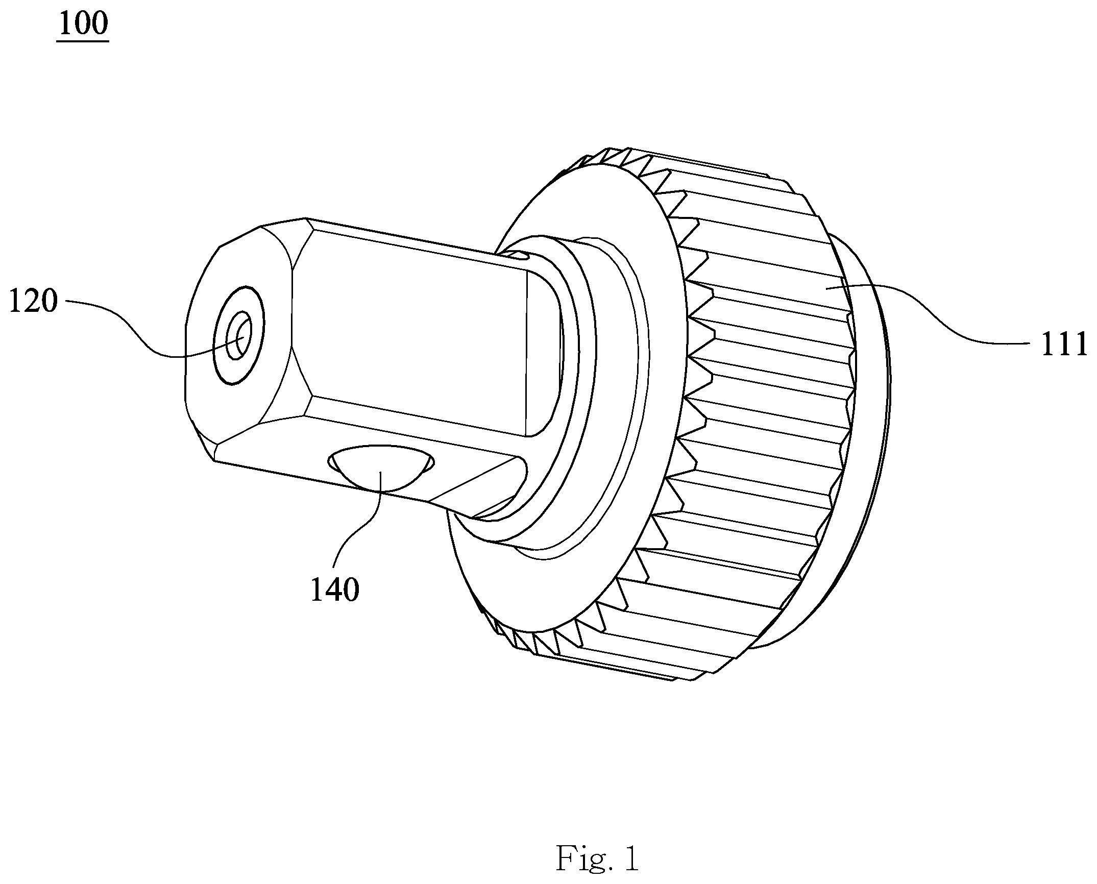 Patent US12129997 Figure 1 – Socket-driven lighting connector, socket-driven lighting device, and operating method of socket-driven lighting device