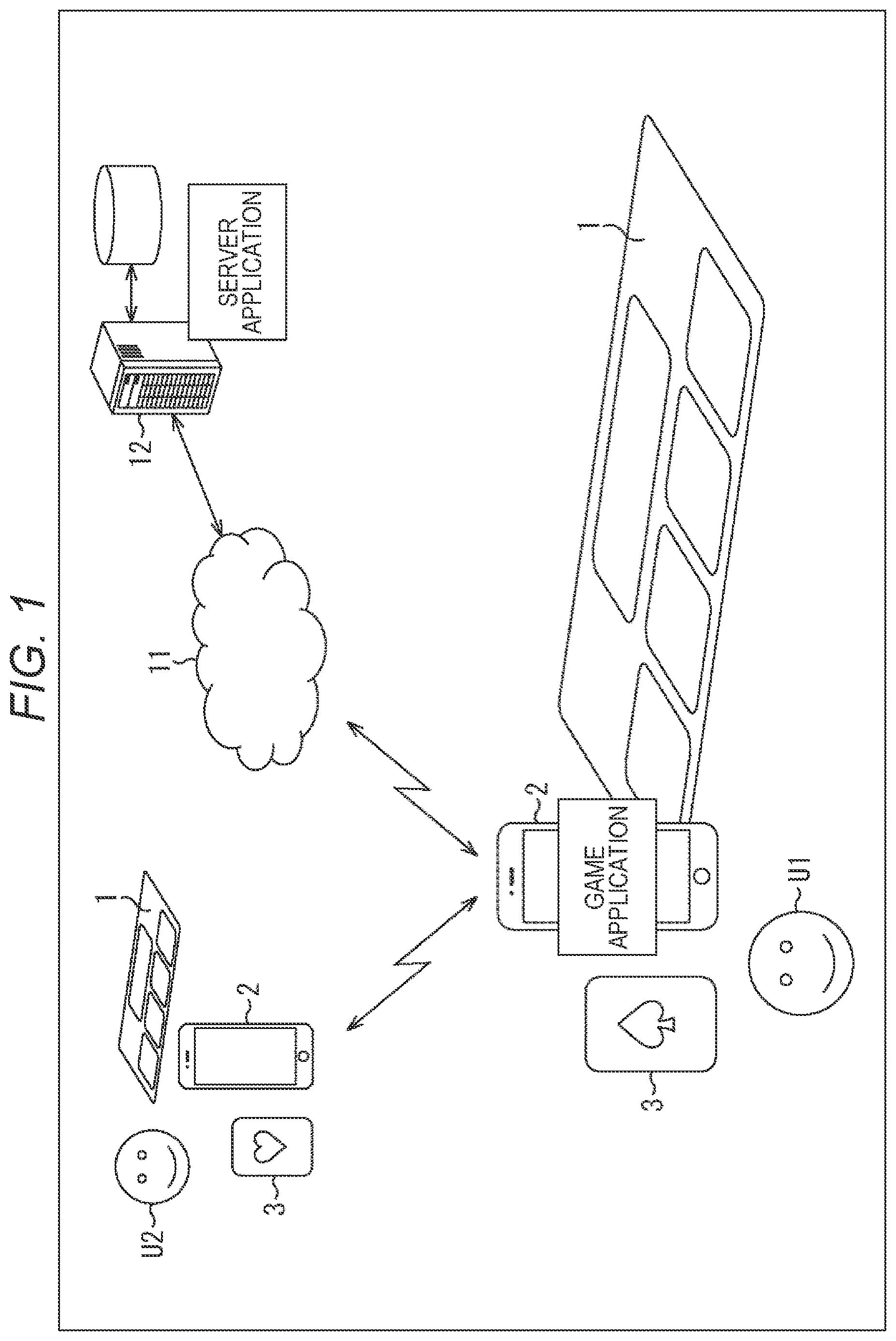 Patent US12134027 — Game mat, information processing apparatus, and information processing method — Figure 1