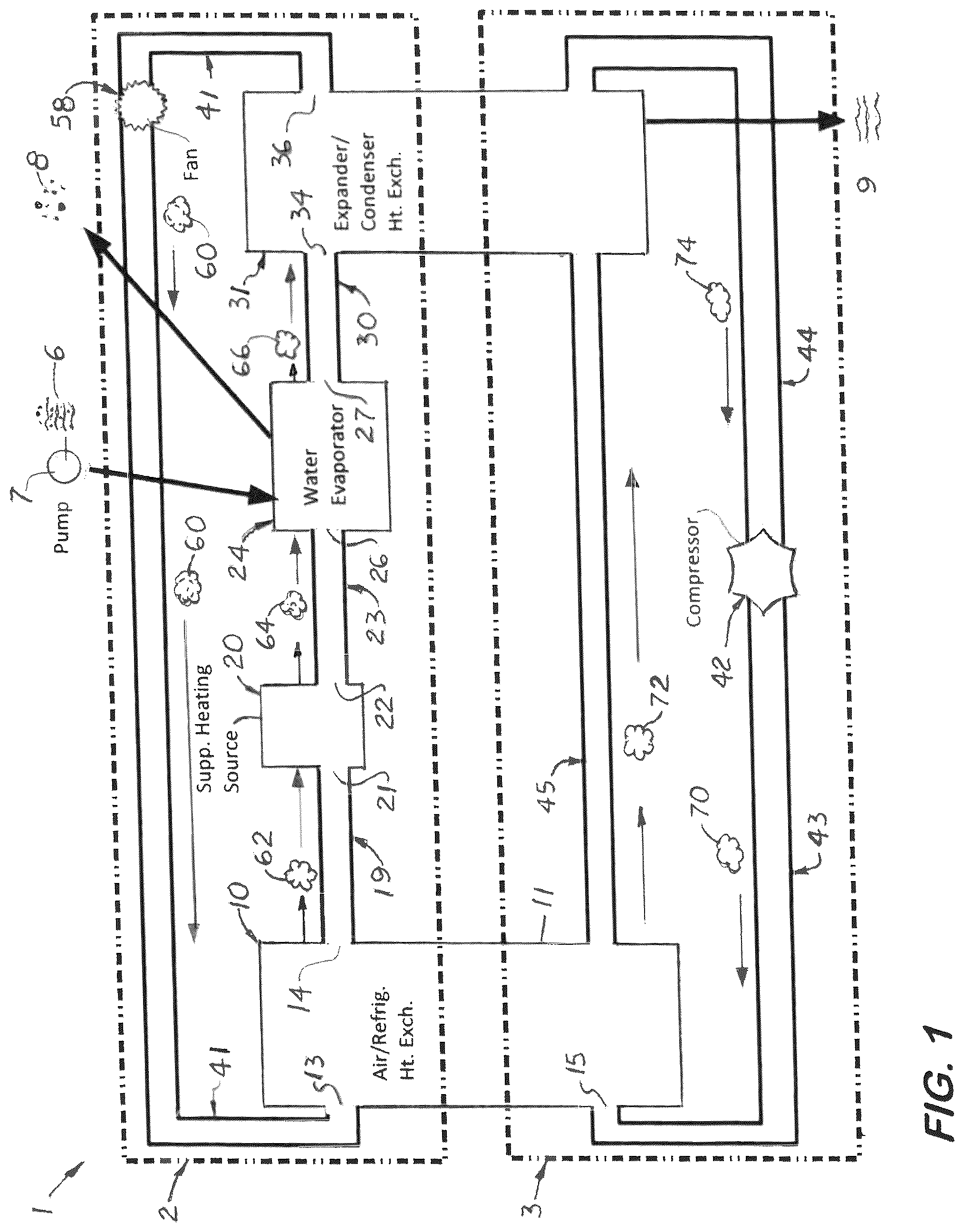 Patent US12134046 — Efficient water purification system and method — Figure 1