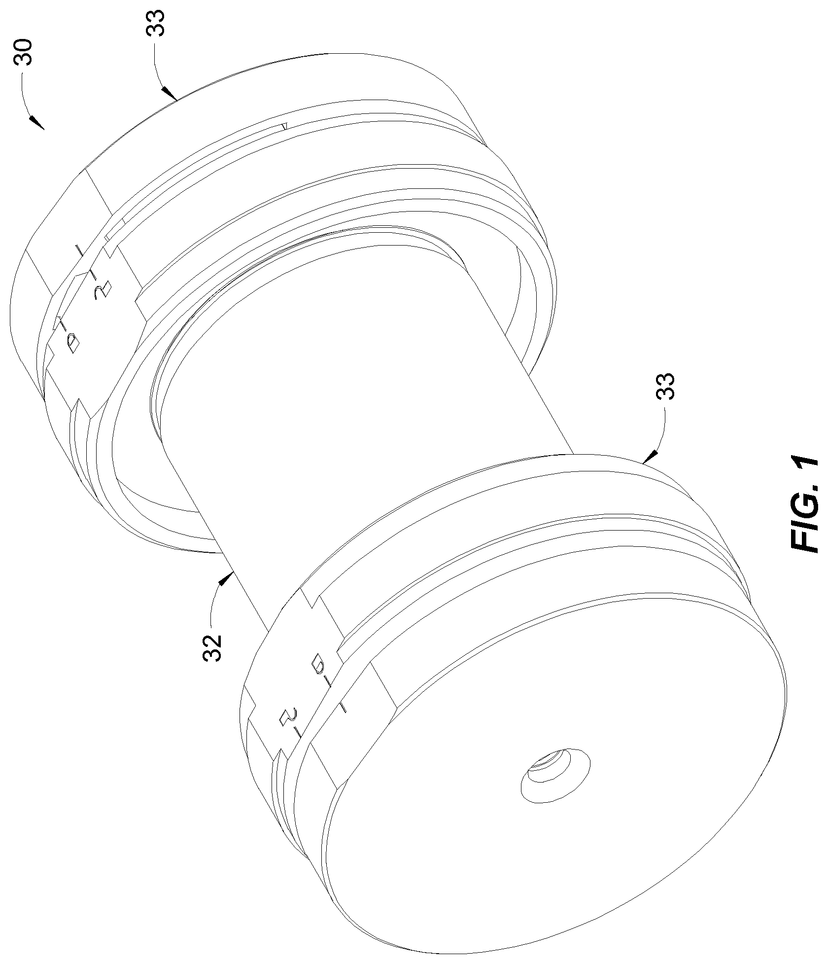 Patent US12134050 — Extraction cell cap assembly with toolless disassembly — Figure 1