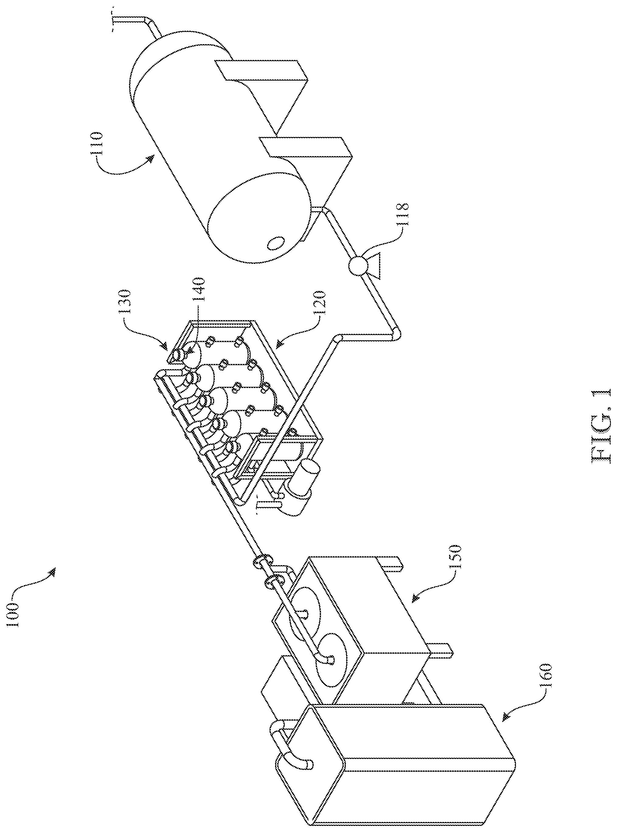 Patent US12134051 — Contaminated water purification system — Figure 1