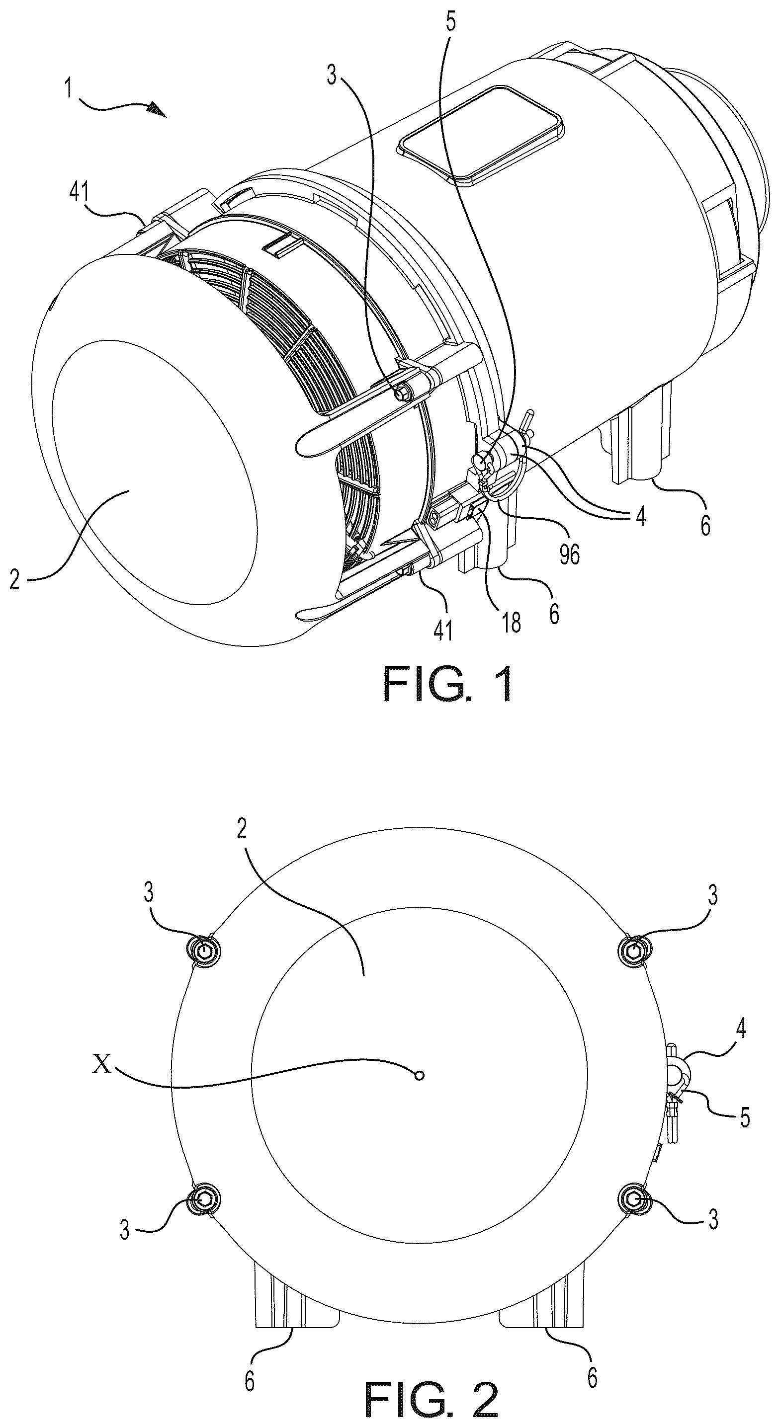 Patent US12134064 Figure 1 – Self-cleaning air filtration apparatus and method
