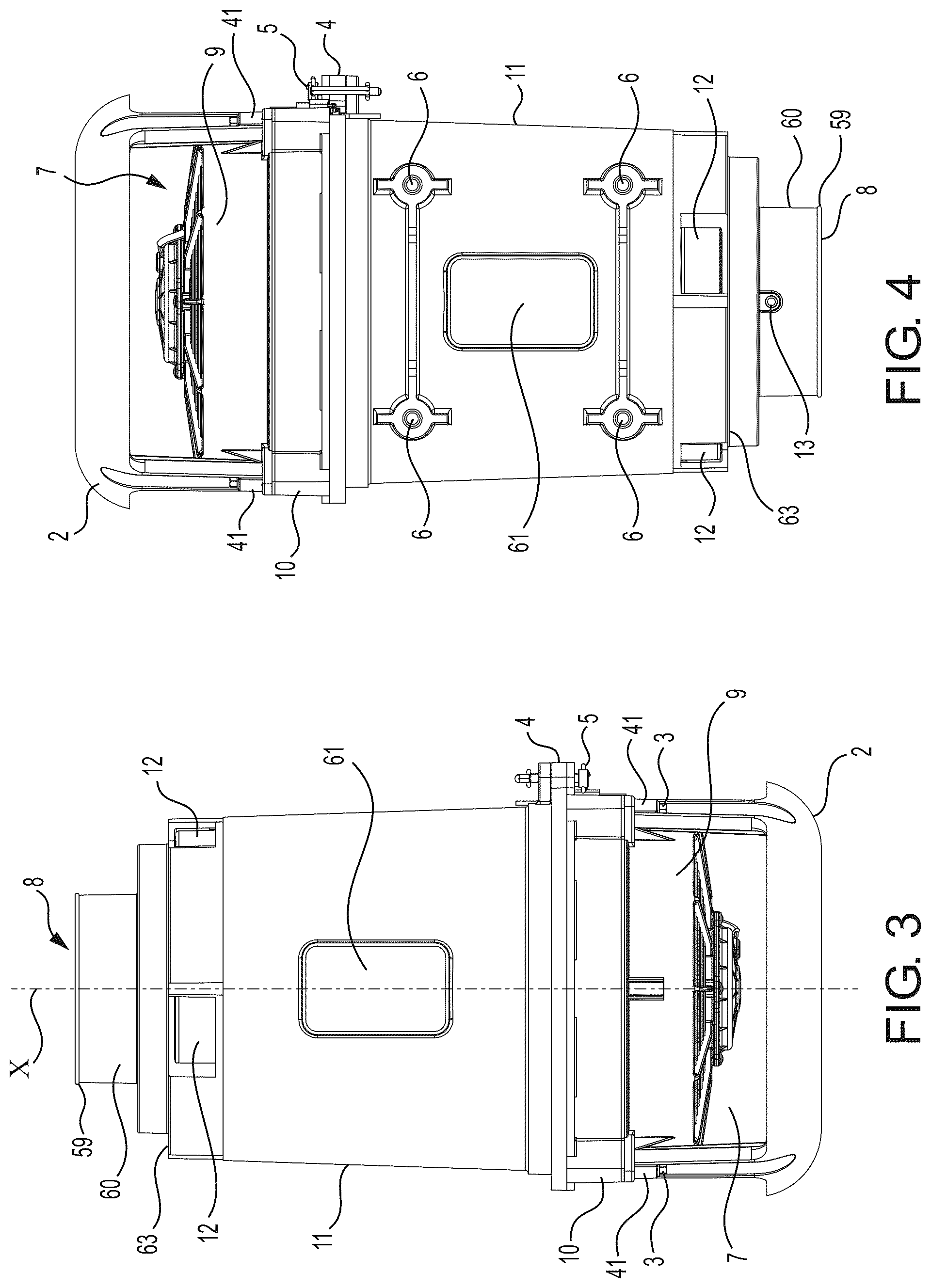 Patent US12134064 Figure 2 – Self-cleaning air filtration apparatus and method