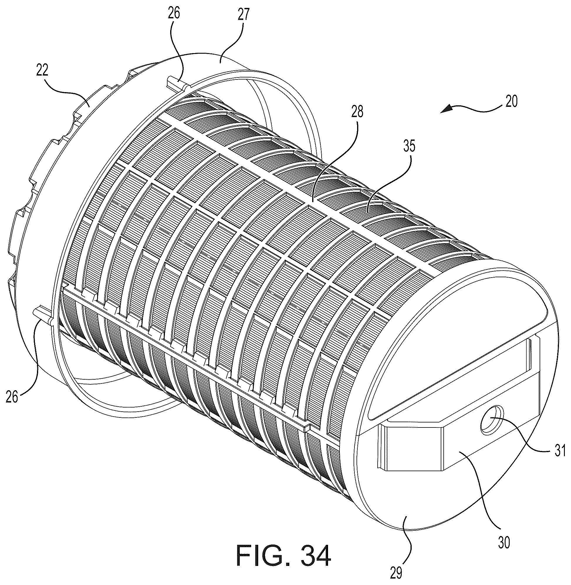 Patent US12134064 Figure 20 – Self-cleaning air filtration apparatus and method