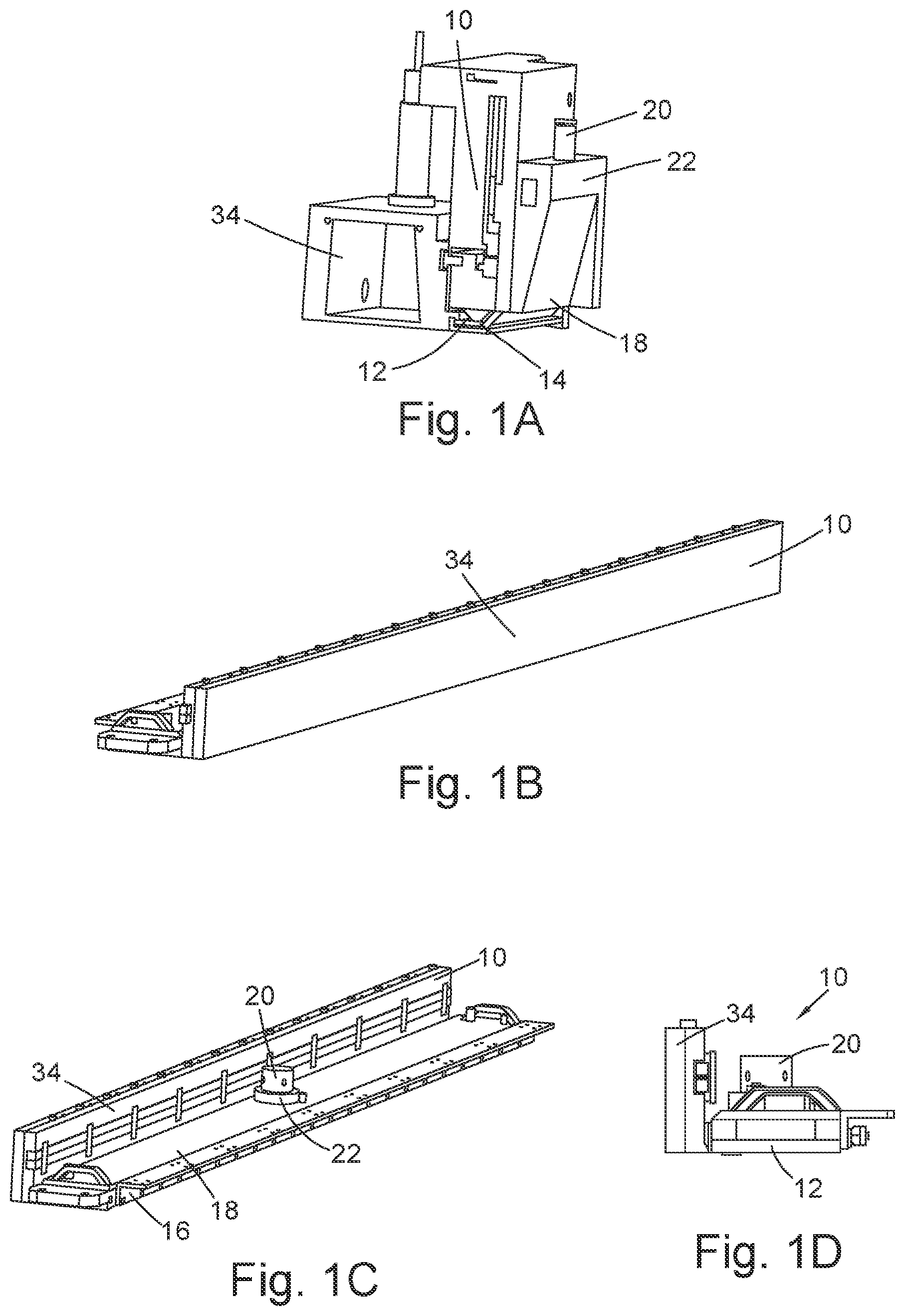 Patent US12134104 — Inkjet printhead for a fluid — Figure 1