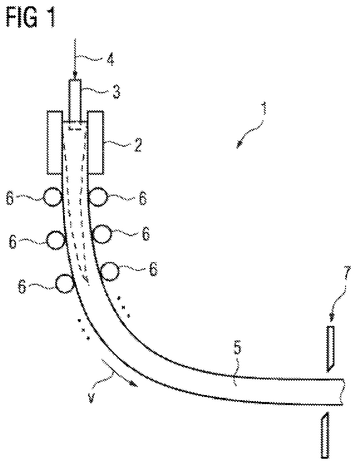 Patent US12134124 — Determining the status for strand-guiding rollers by means of vibration evaluation — Figure 1