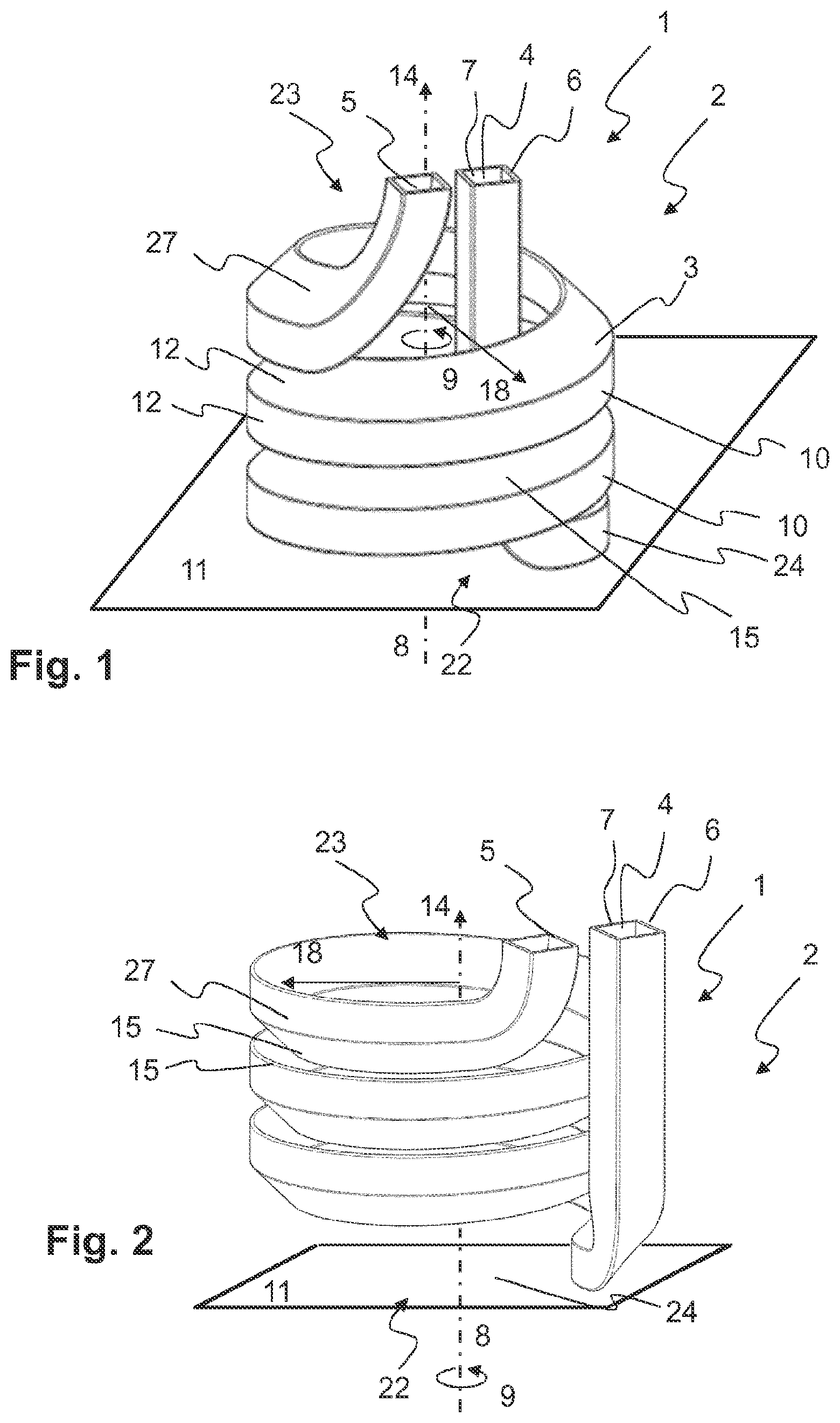 Patent US12134130 — Blank for a conduit arrangement — Figure 1