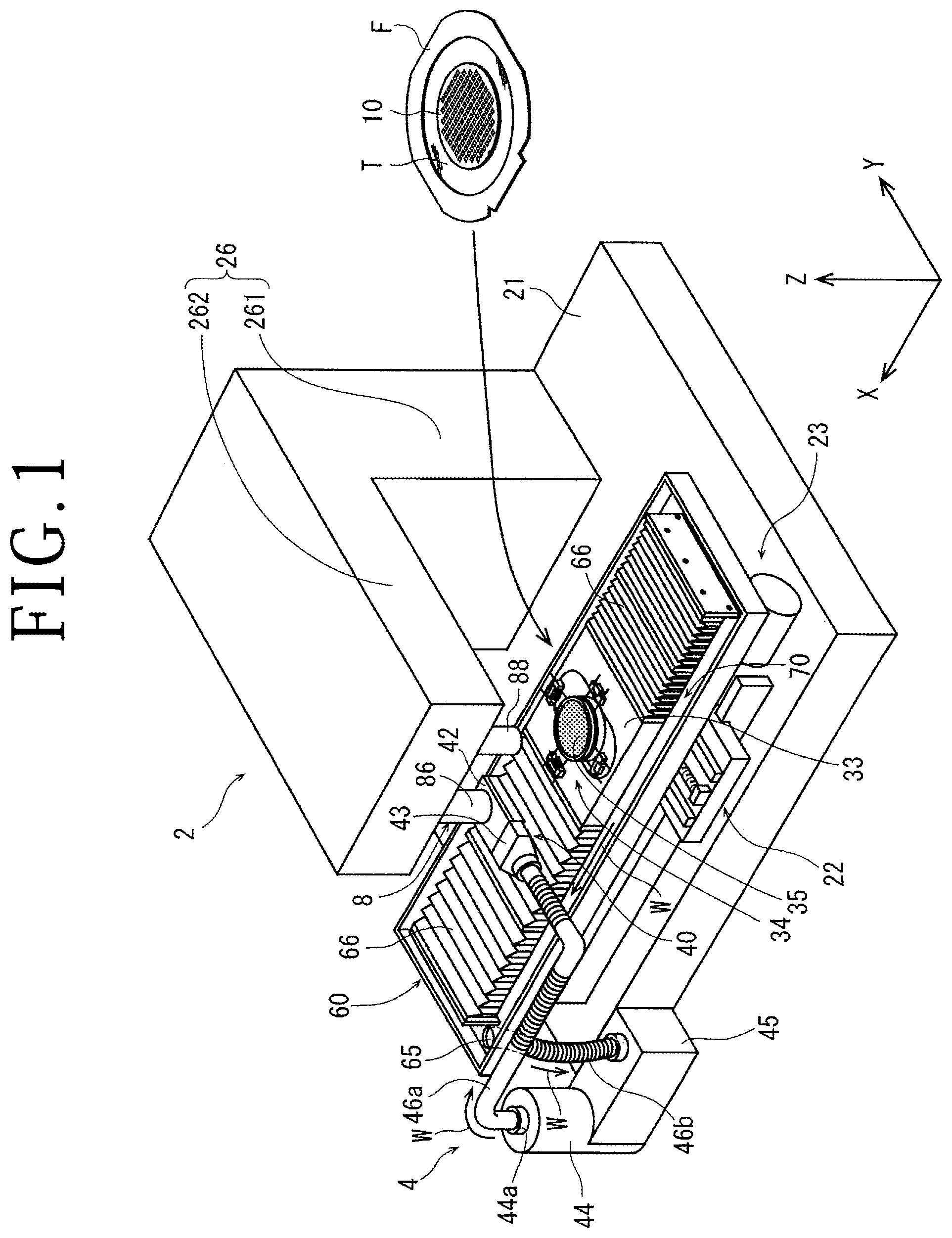 Patent US12134143 — Laser processing machine — Figure 1