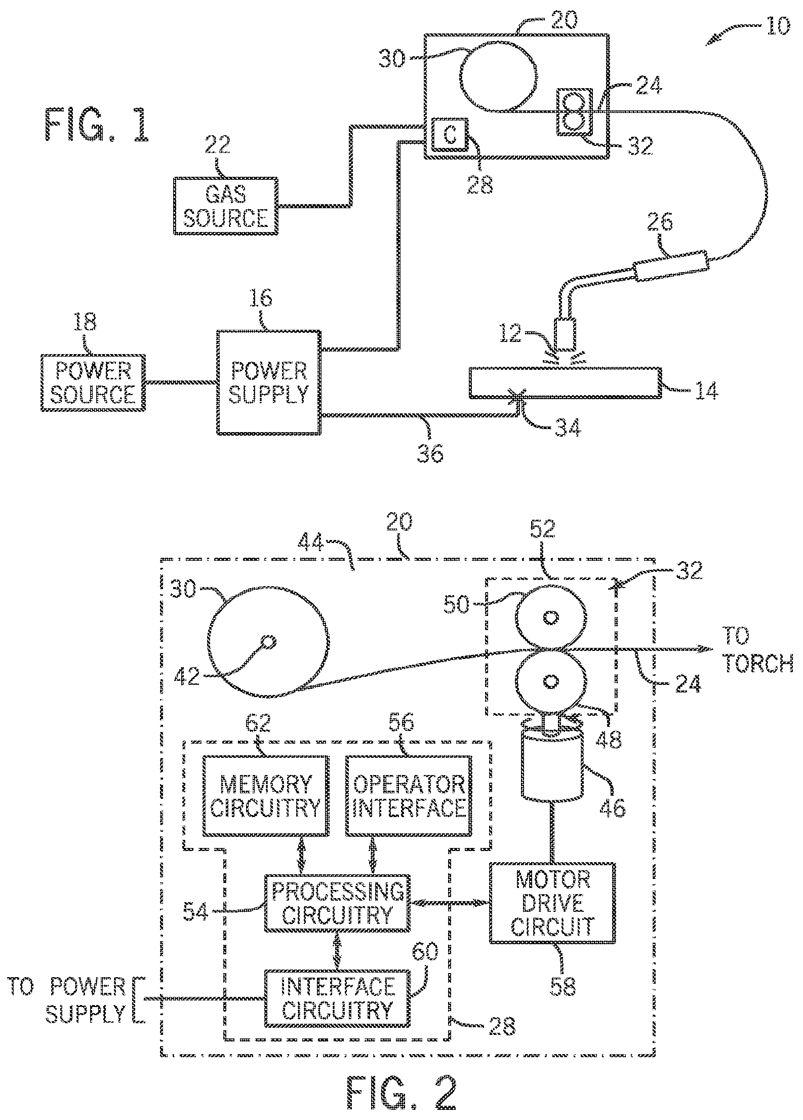 Patent US12134152 — Welding wire feeder with tongue and groove feature — Figure 1