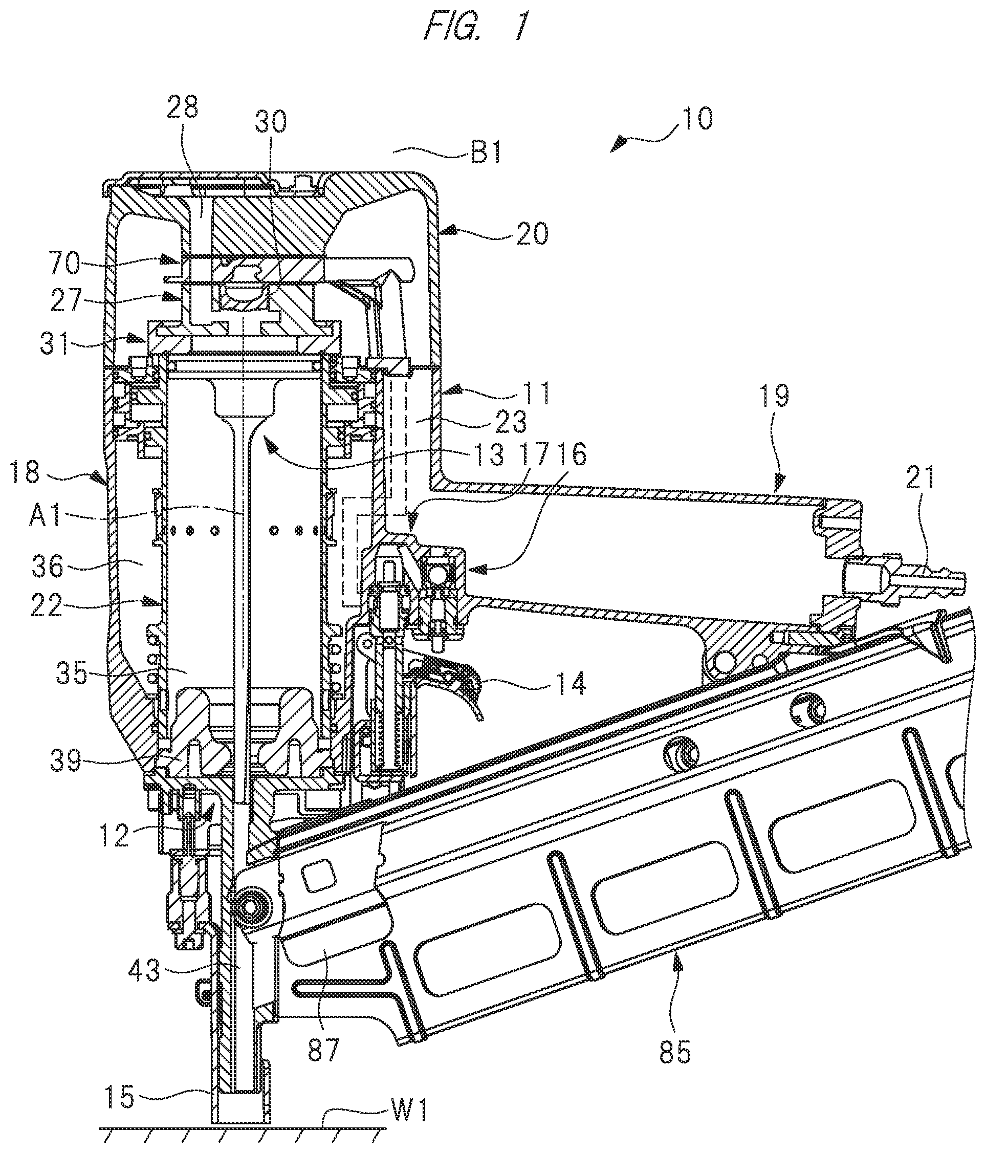 Patent US12134174 Figure 1 – Driving device