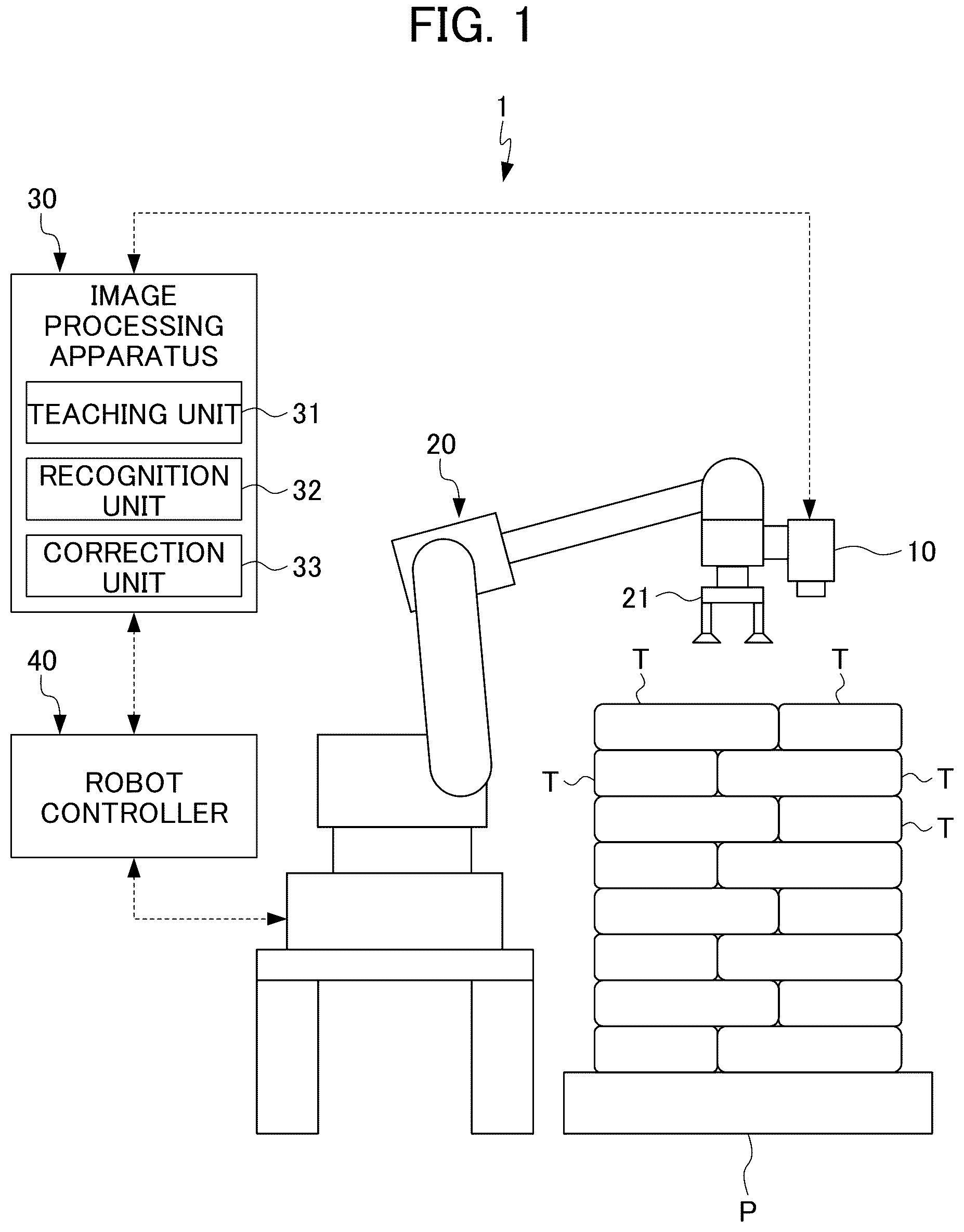 Patent US12134191 — Robot system — Figure 1