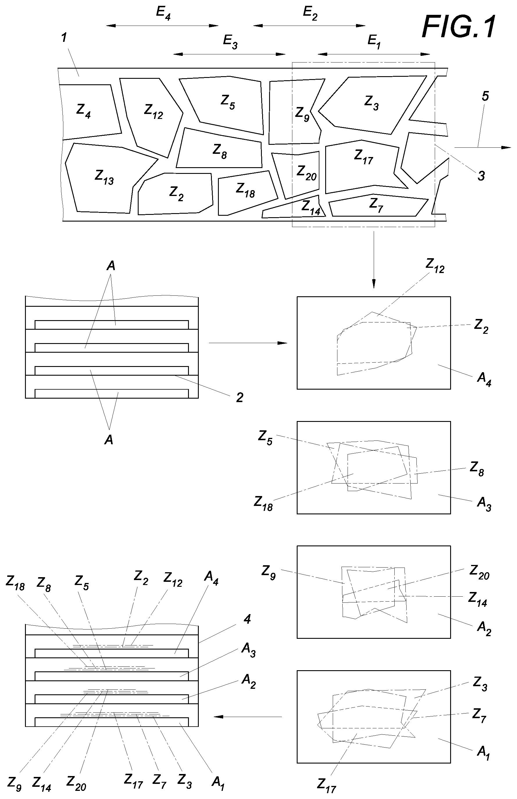 Patent US12134237 — Method for providing blanks from a fibre web — Figure 1