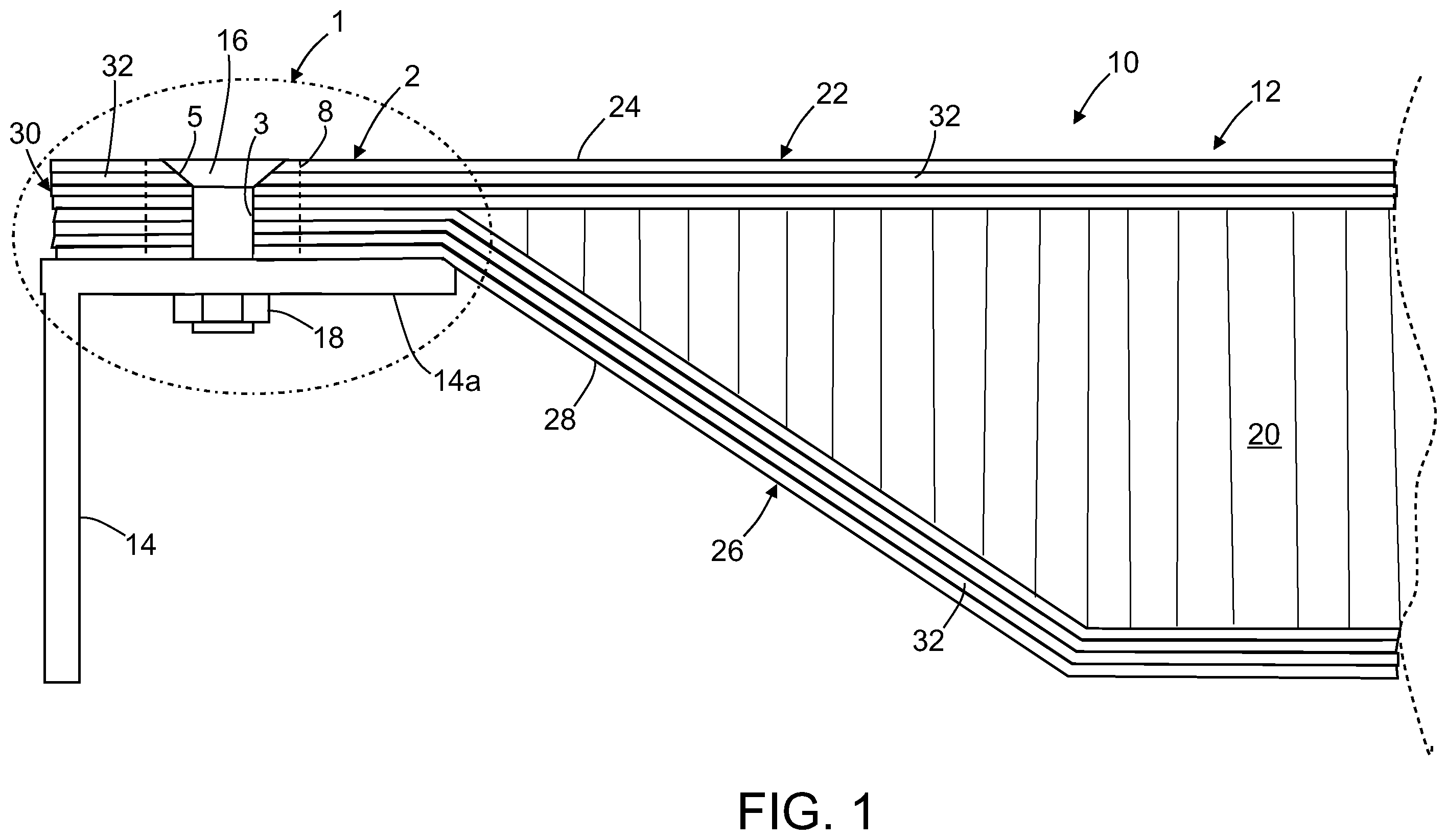 Patent US12134240 — Methods for repairing composite material using pre-cured plugs — Figure 1