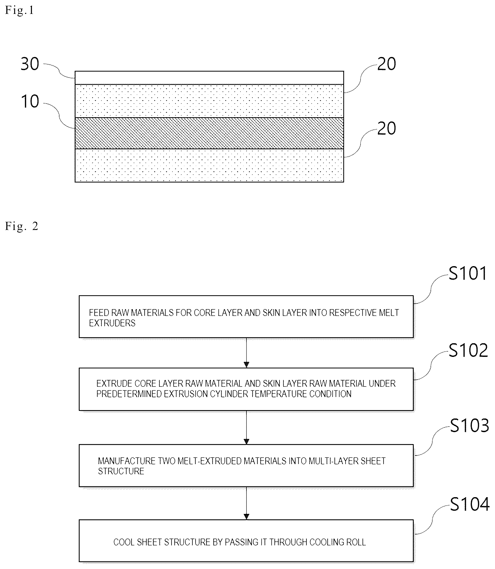 Patent US12134251 — Flame-retardant polyester decorative sheet — Figure 1