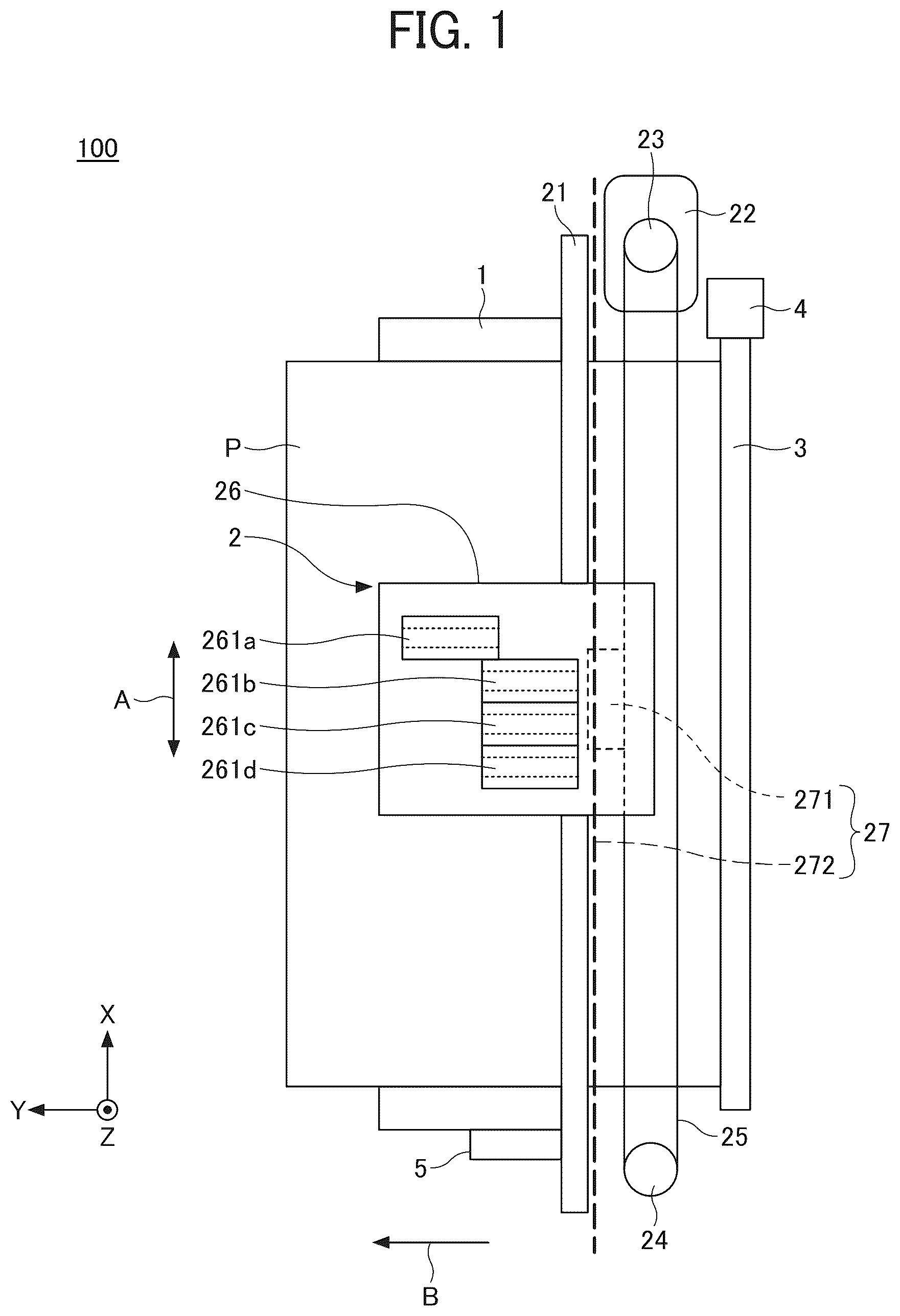 Patent US12134265 — Image forming apparatus — Figure 1