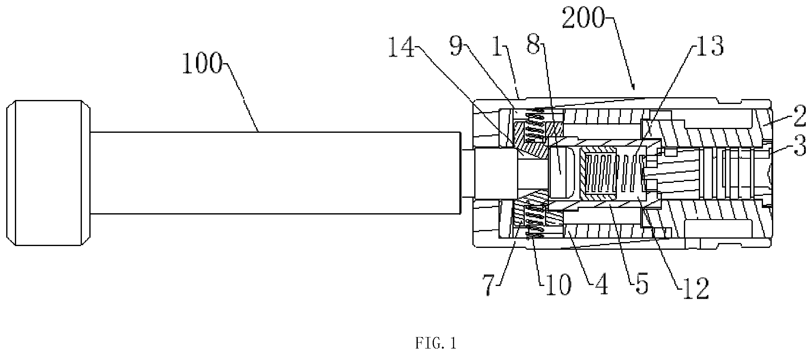 Patent US12134289 Figure 1 – Trailer lock