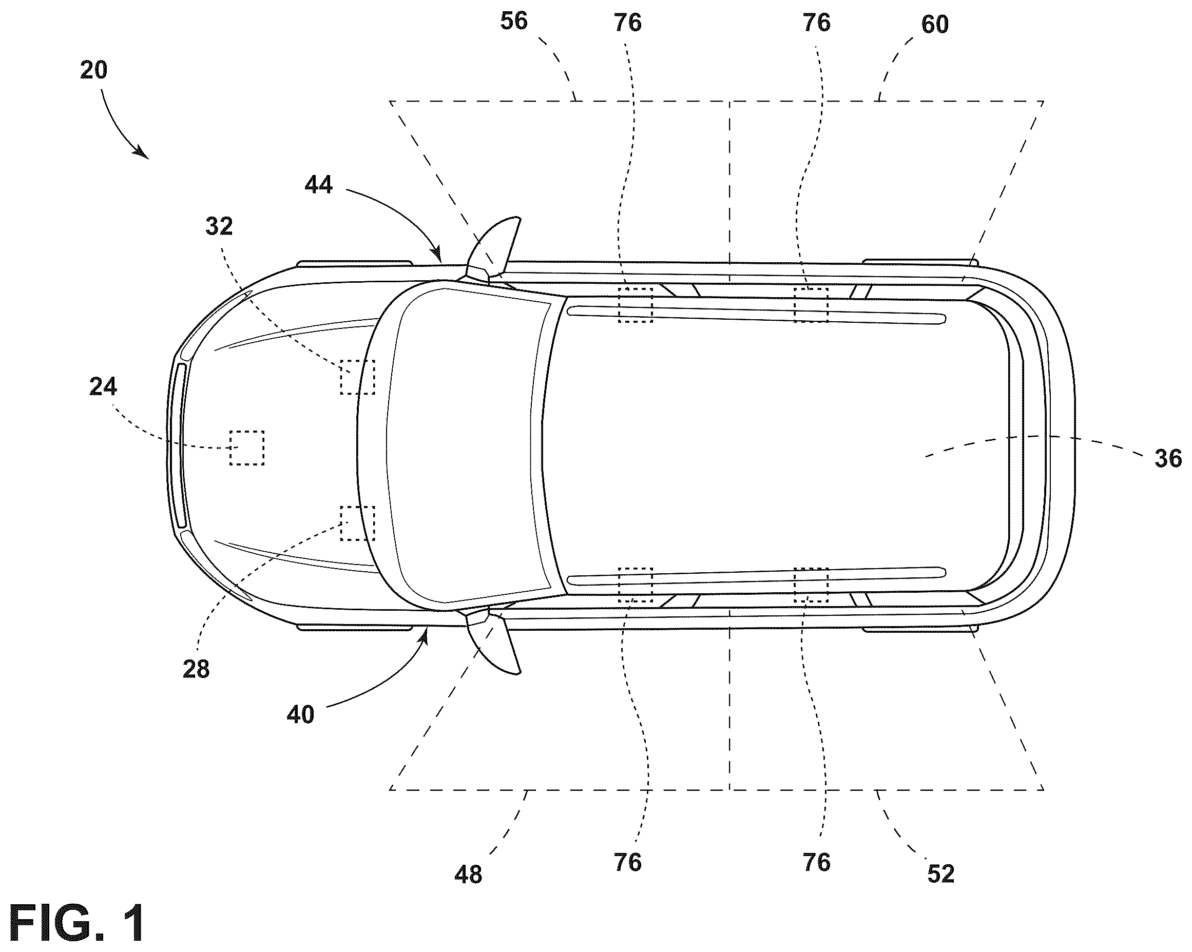 Patent US12134301 — Group identity-driven system and method for adjustment of cabin comfort setting — Figure 1
