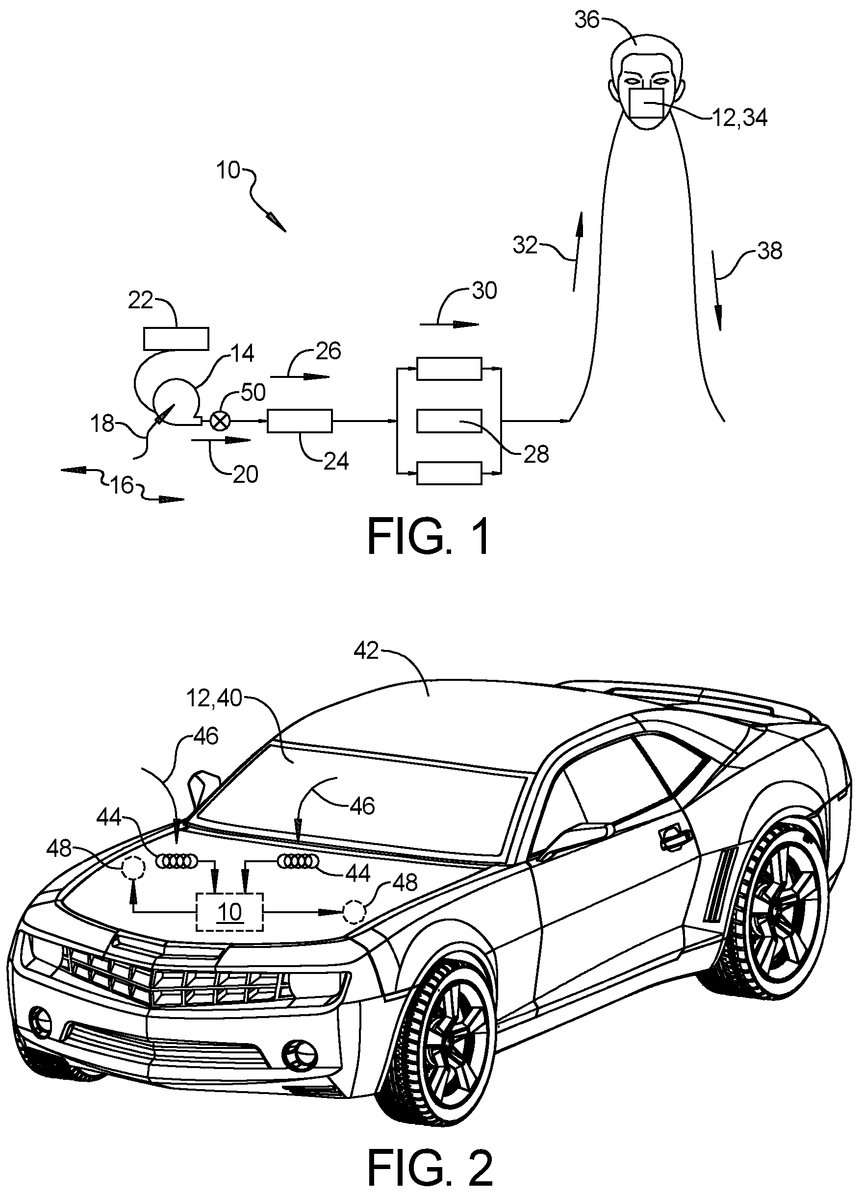 Patent US12134305 — Air filtration system and method — Figure 1