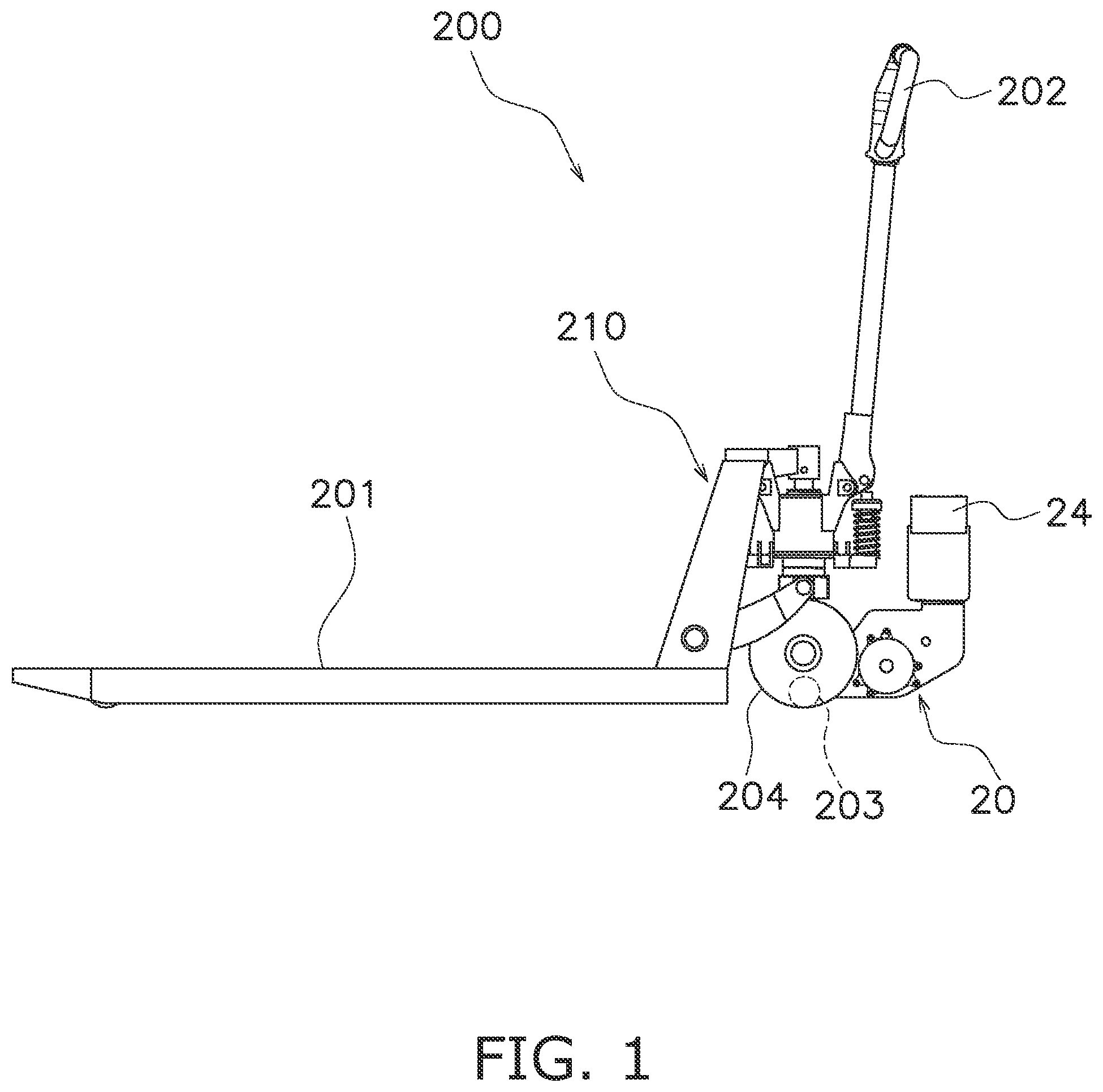 Patent US12134322 — Mobile object control device — Figure 1