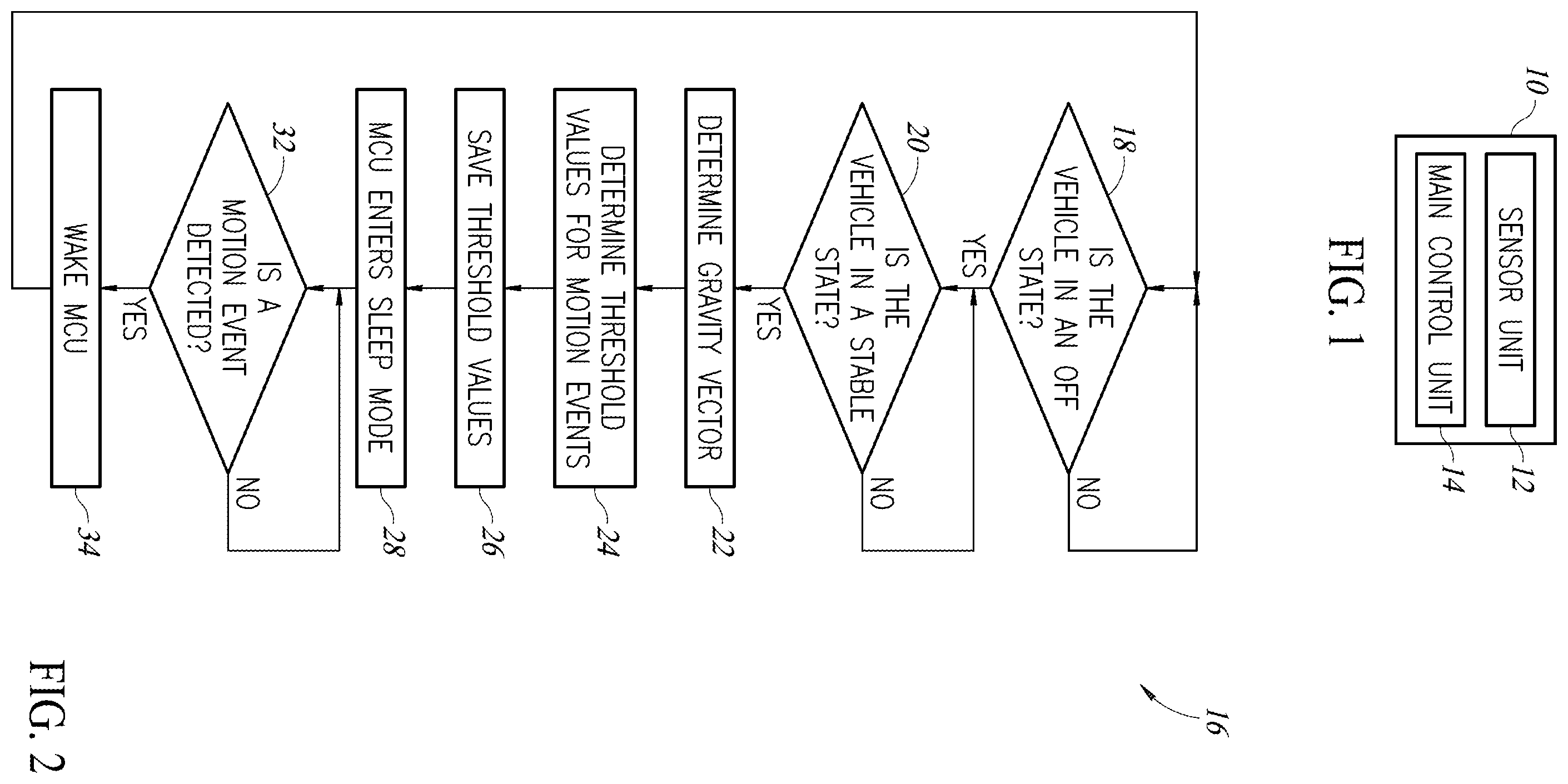 Patent US12134361 — Motion event detection — Figure 1