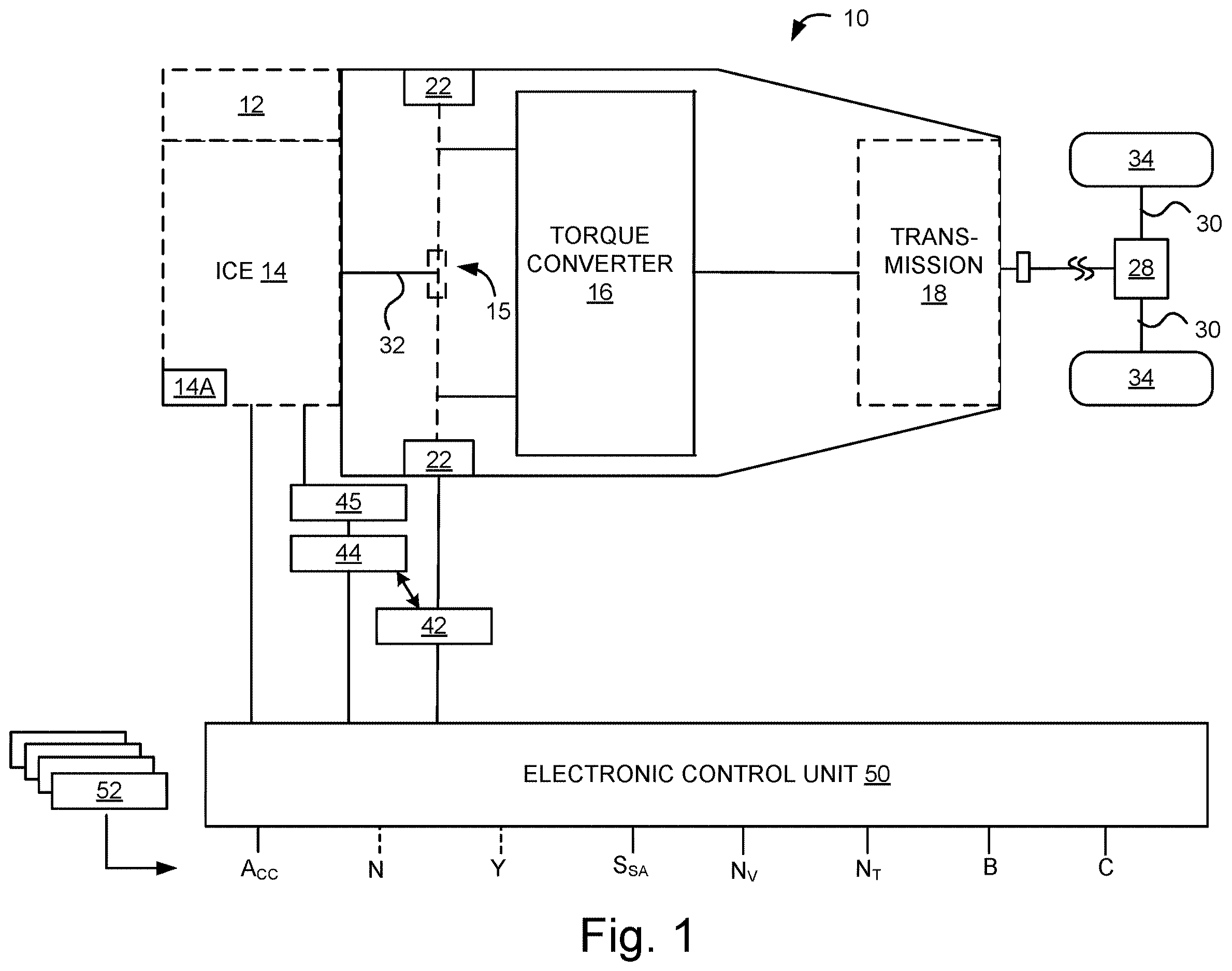 Patent US12134400 — Reference tracking for two autonomous driving modes using one control scheme — Figure 1