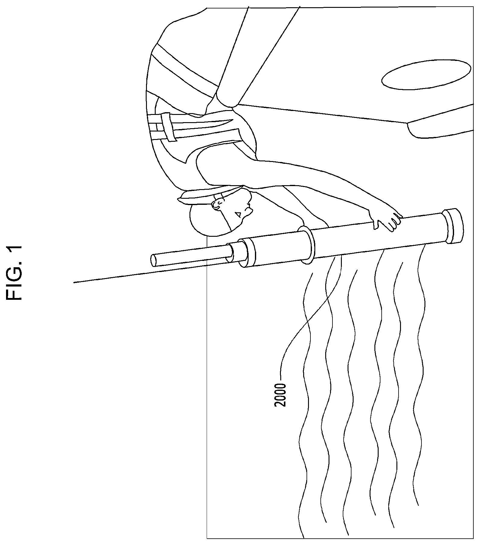 Patent US12134443 — Drop assist apparatus of unmanned marine observation apparatus and controlling method thereof — Figure 1