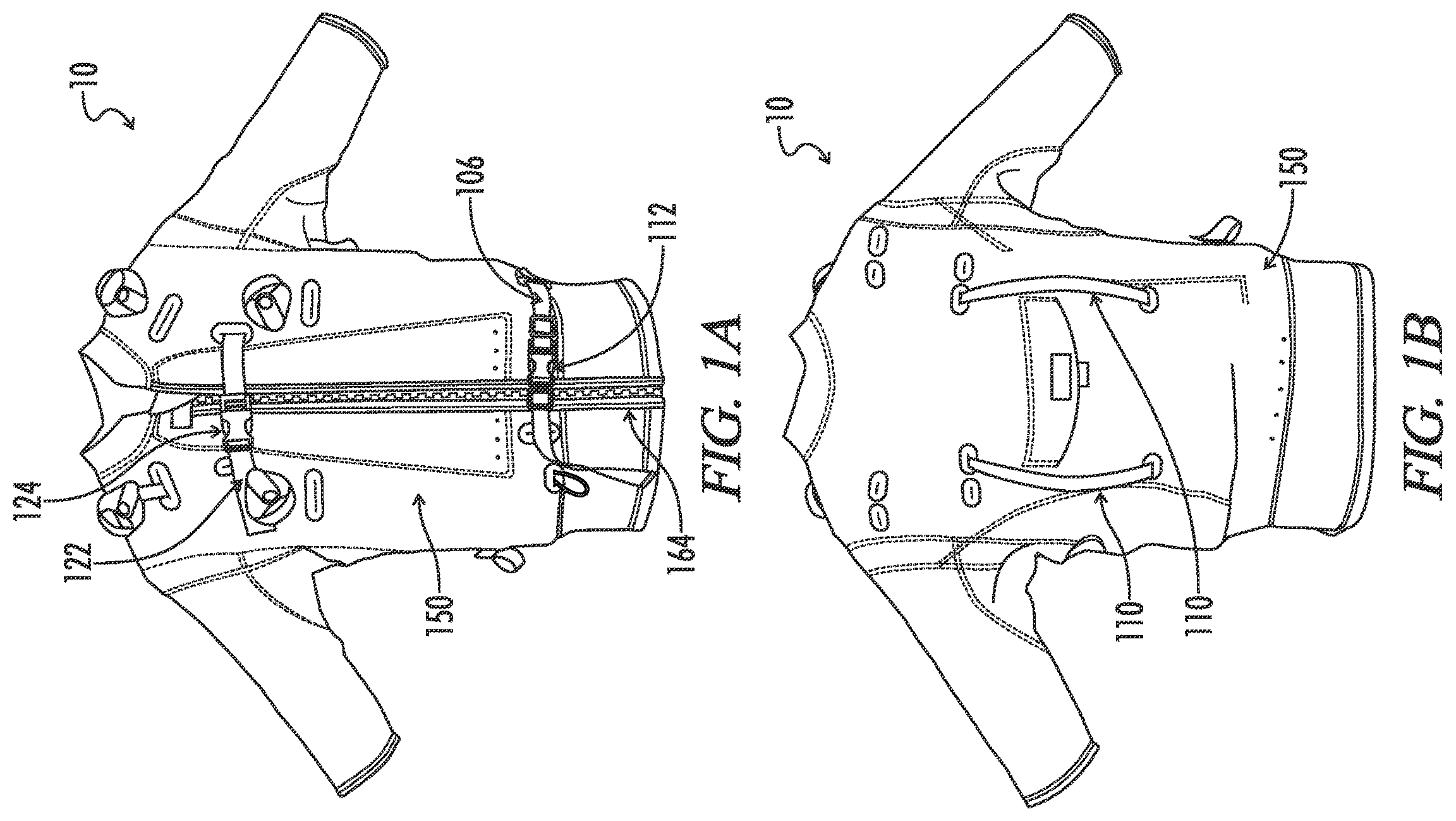 Patent US12134448 — Inflatable water safety harness with load bearing structure — Figure 1