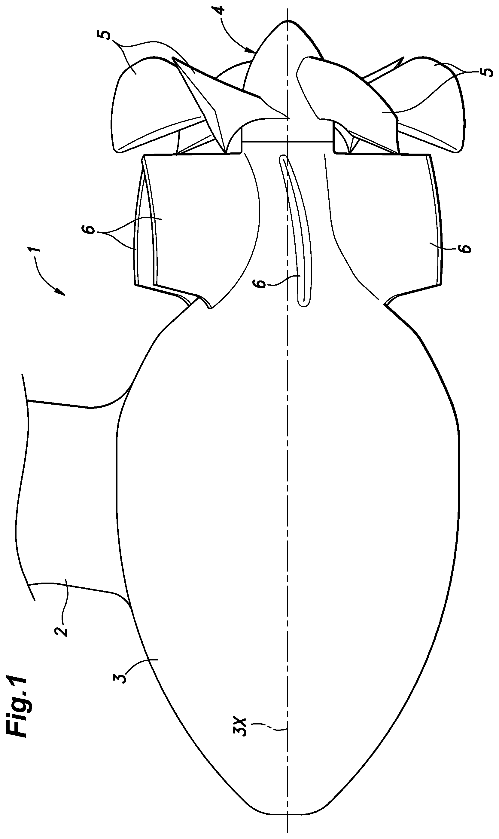 Patent US12134453 — Pod propulsion device — Figure 1