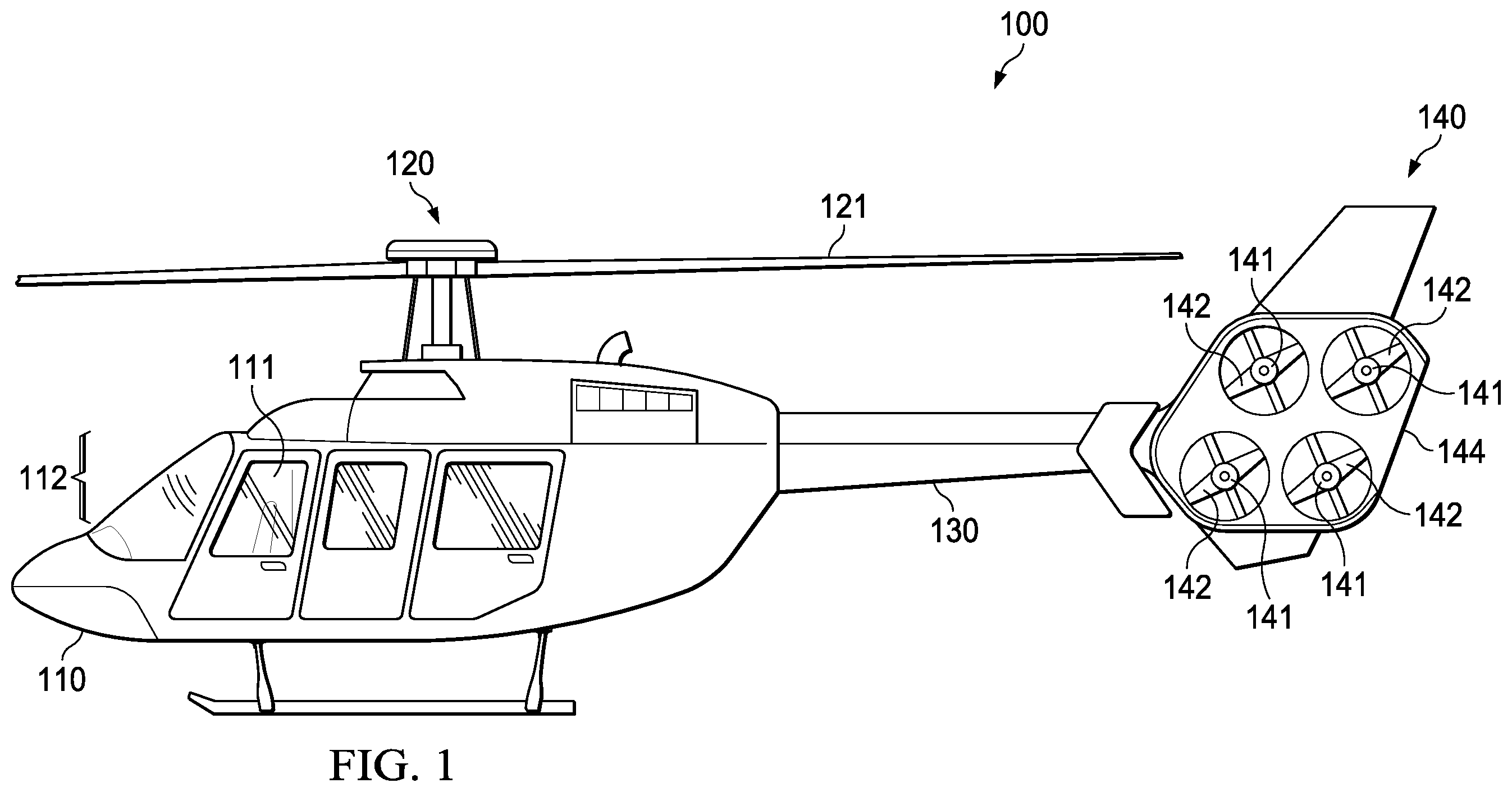Patent US12134481 — Aircraft thermal management system — Figure 1