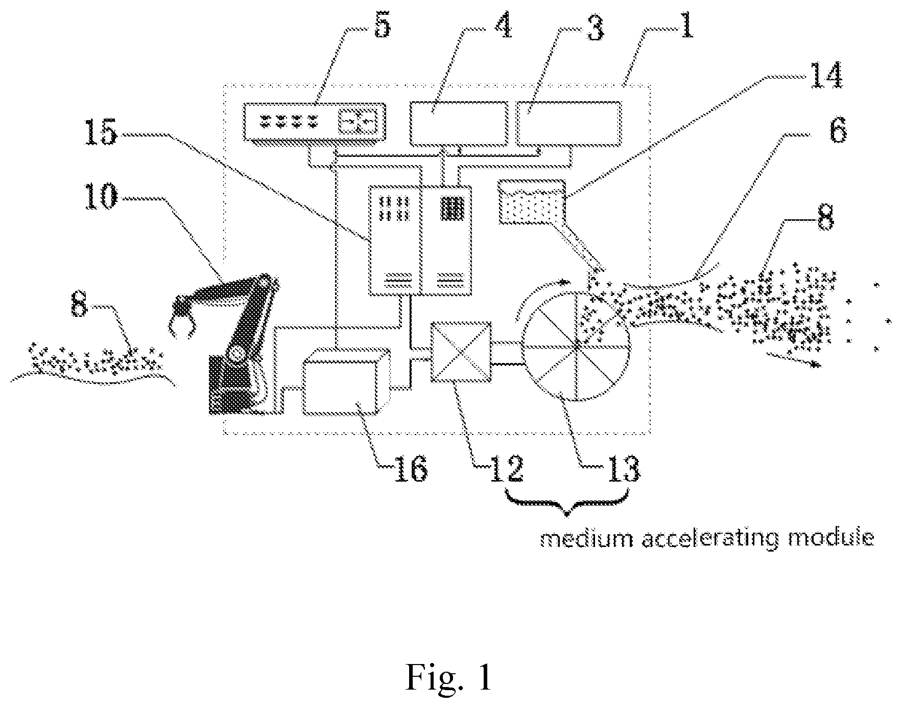 Patent US12134485 — Method of flying on the moon and a device for flying on the moon — Figure 1