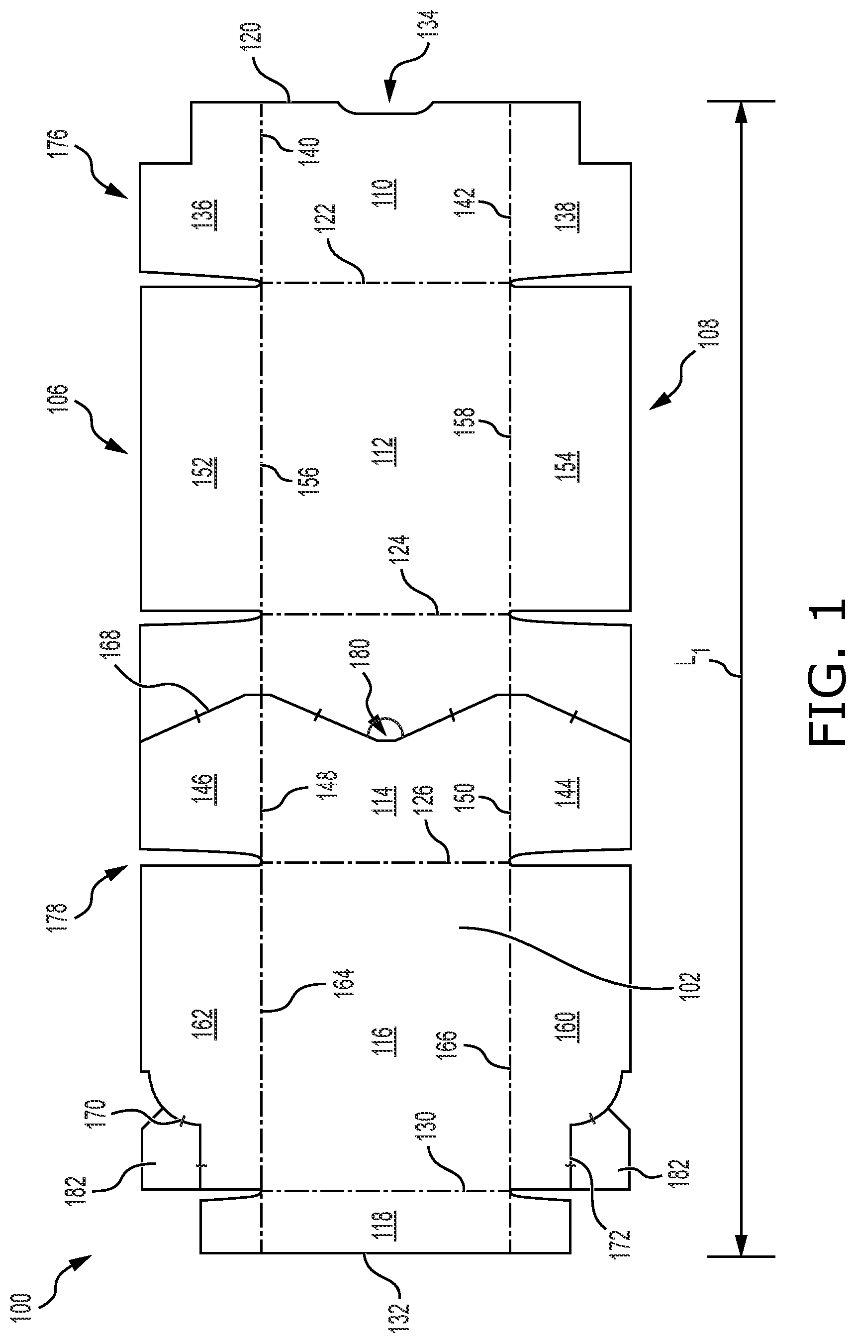 Patent US12134492 Figure 1 – Systems and methods for packaging stacked products