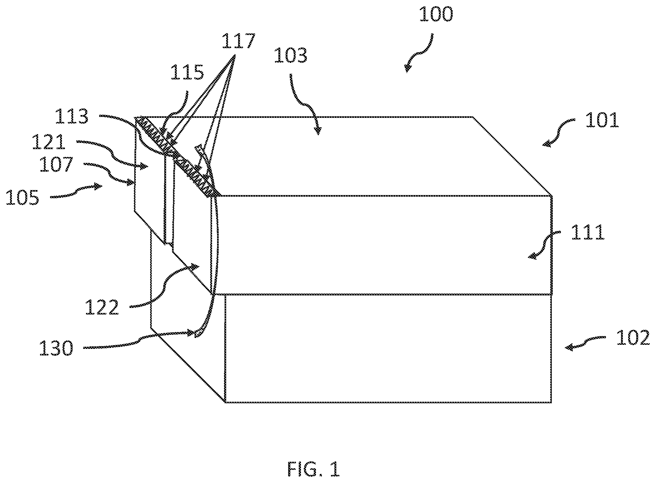 Patent US12134503 — Detergent product and container — Figure 1