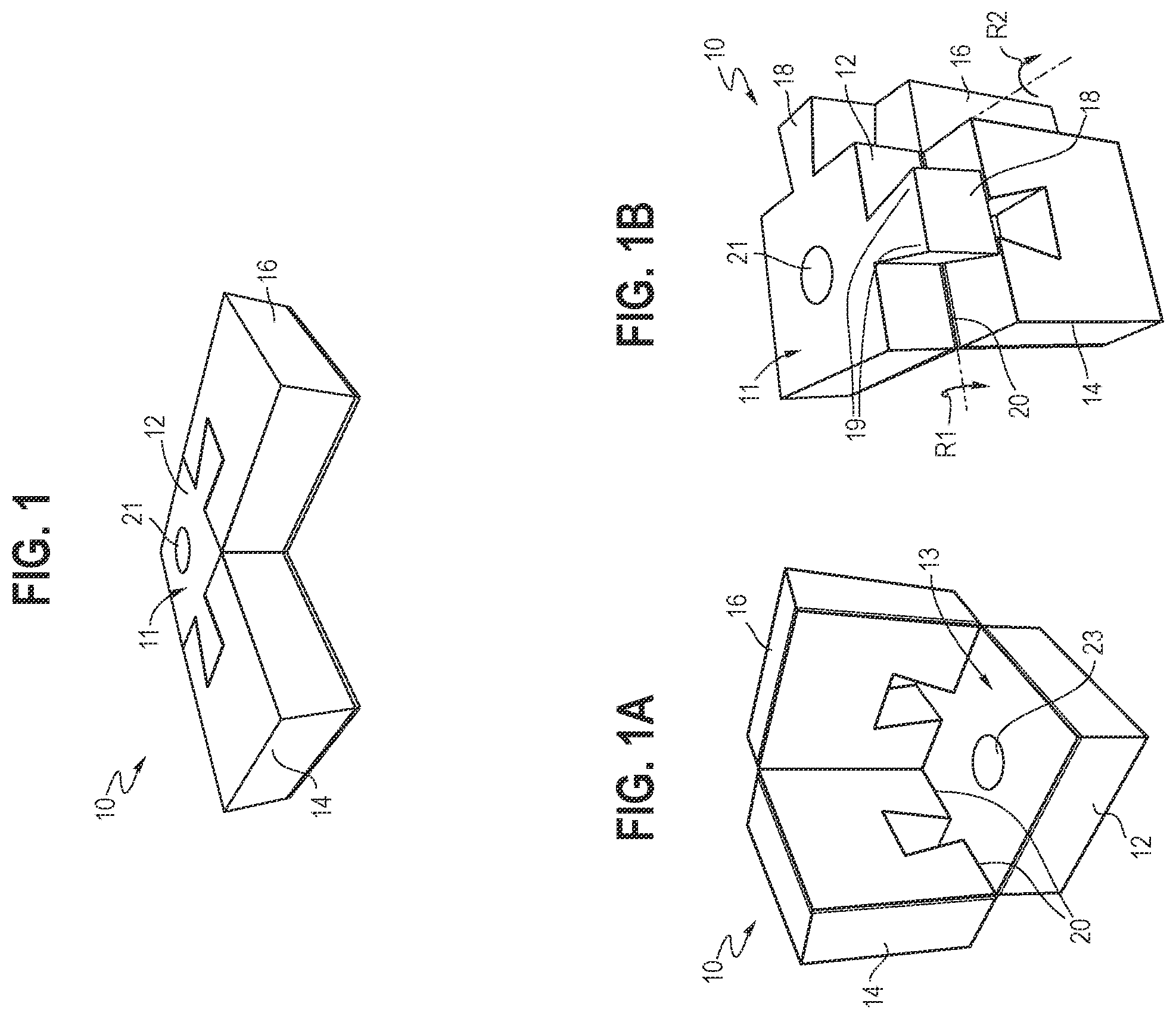 Patent US12134505 — Foam packaging assembly — Figure 1