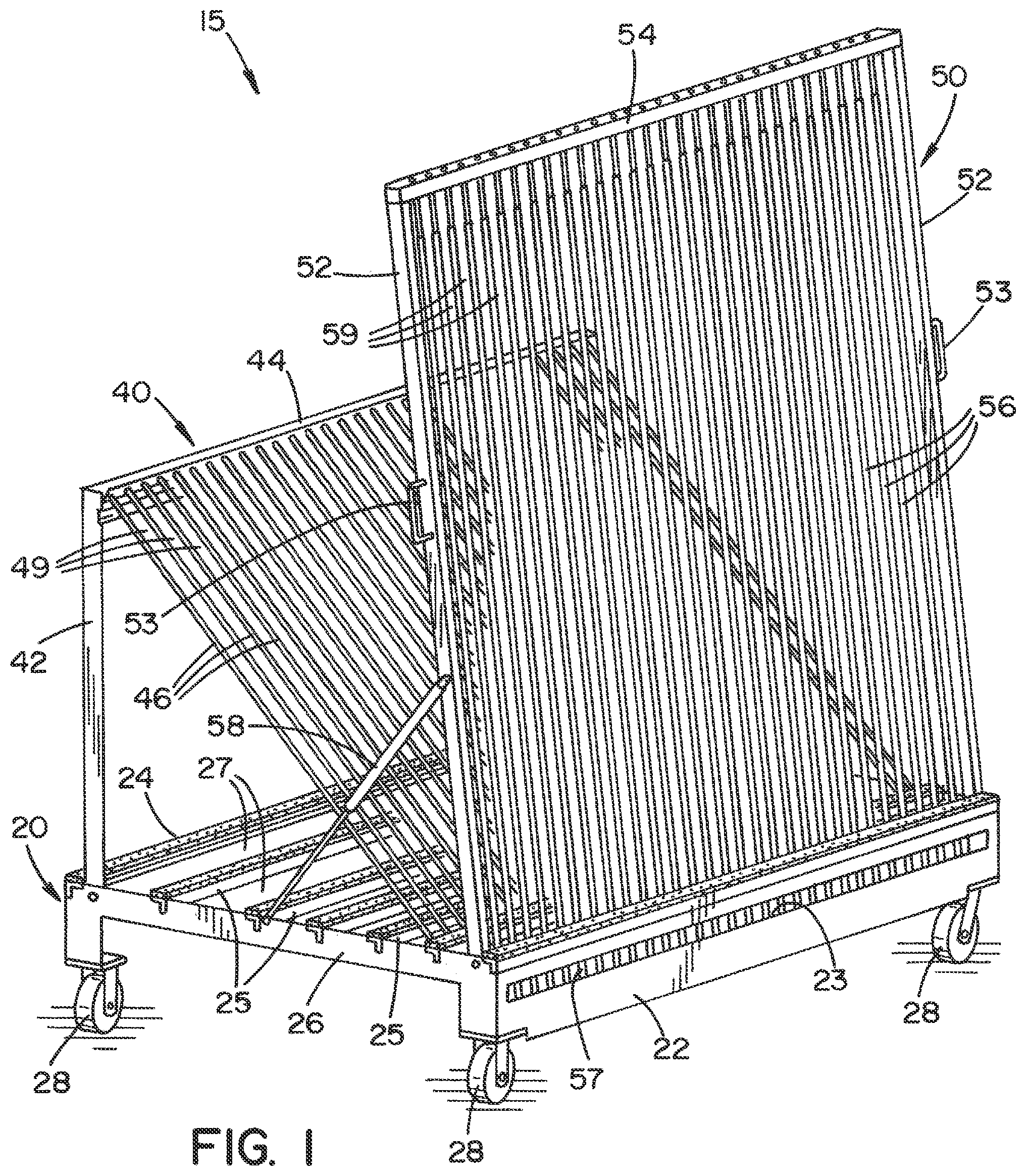 Patent US12134512 — Racking system and method — Figure 1