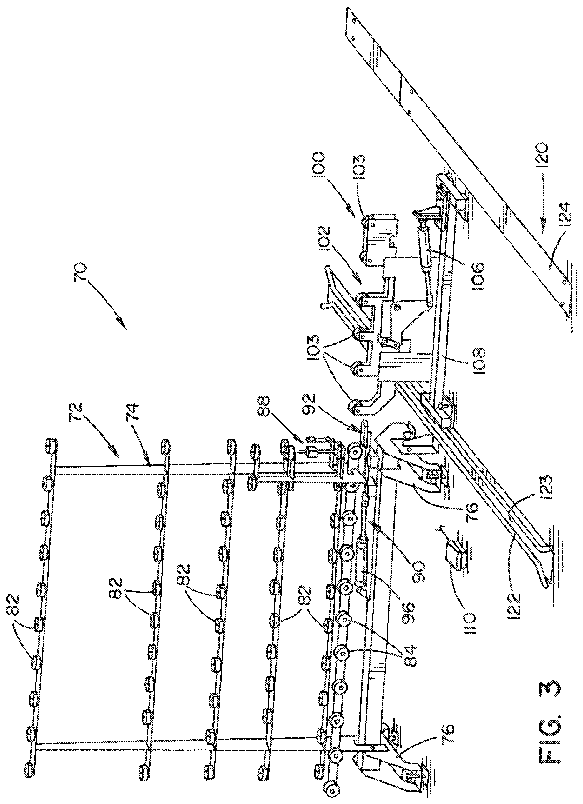 Patent US12134512 Figure 4 – Racking system and method