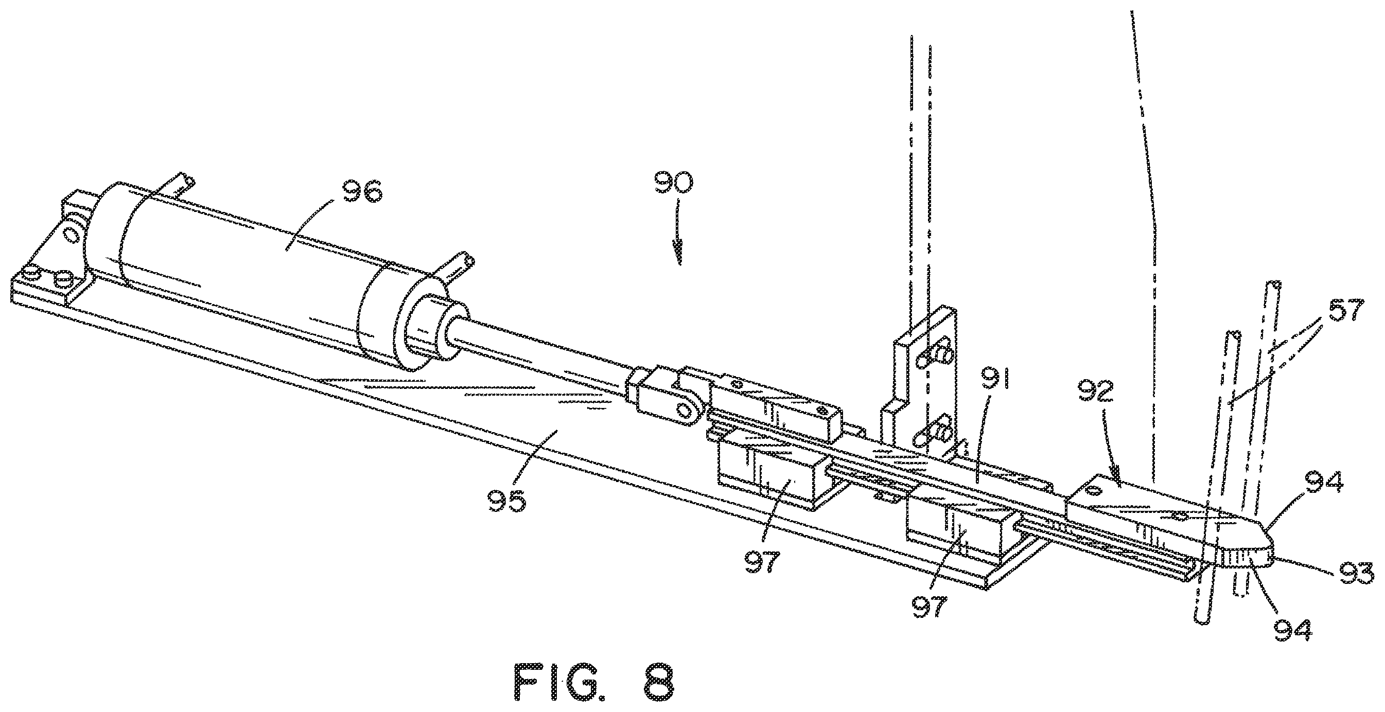Patent US12134512 Figure 9 – Racking system and method