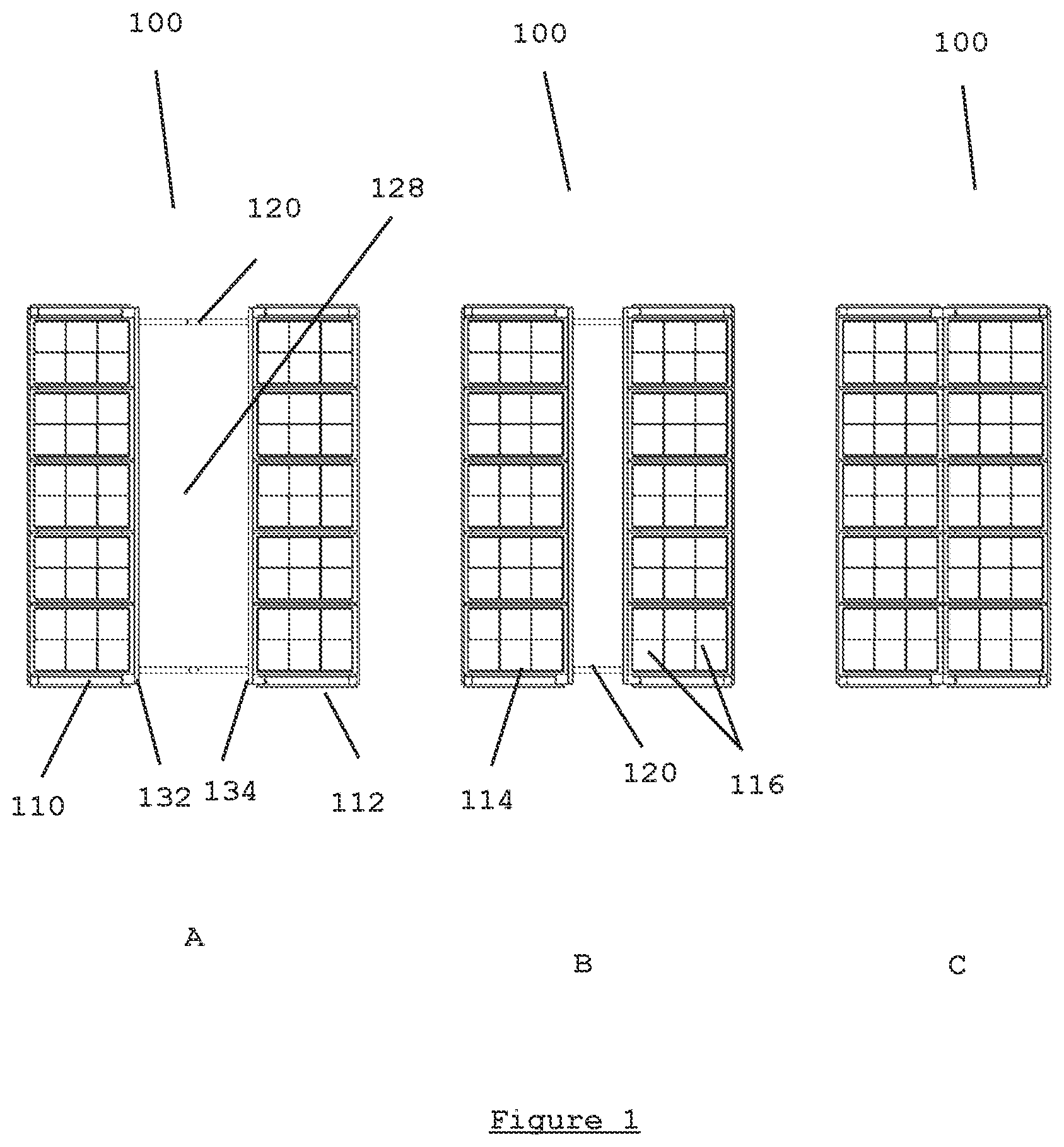 Patent US12134518 — Transport rack cartridge (TRC) — Figure 1