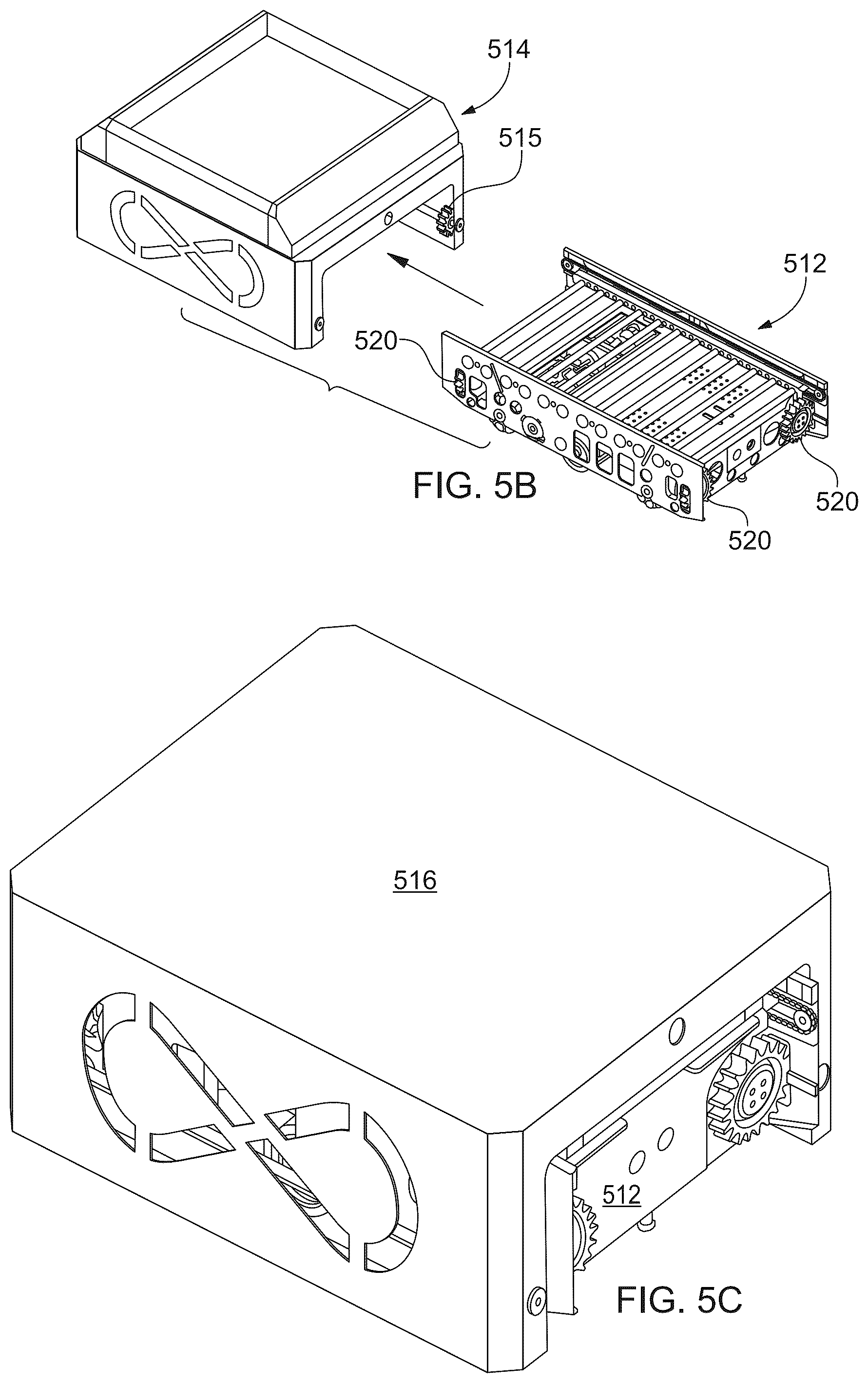 Patent US12134519 Figure 13 – Material handling system using a plurality of vehicles in a plurality of modes of operation