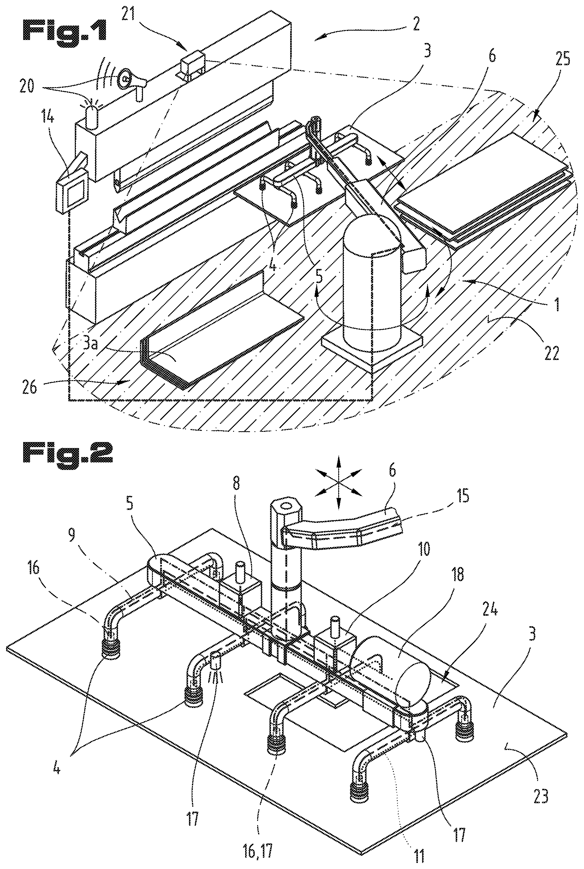 Patent US12134527 — Automated vacuum gripper and method for securely gripping components — Figure 1