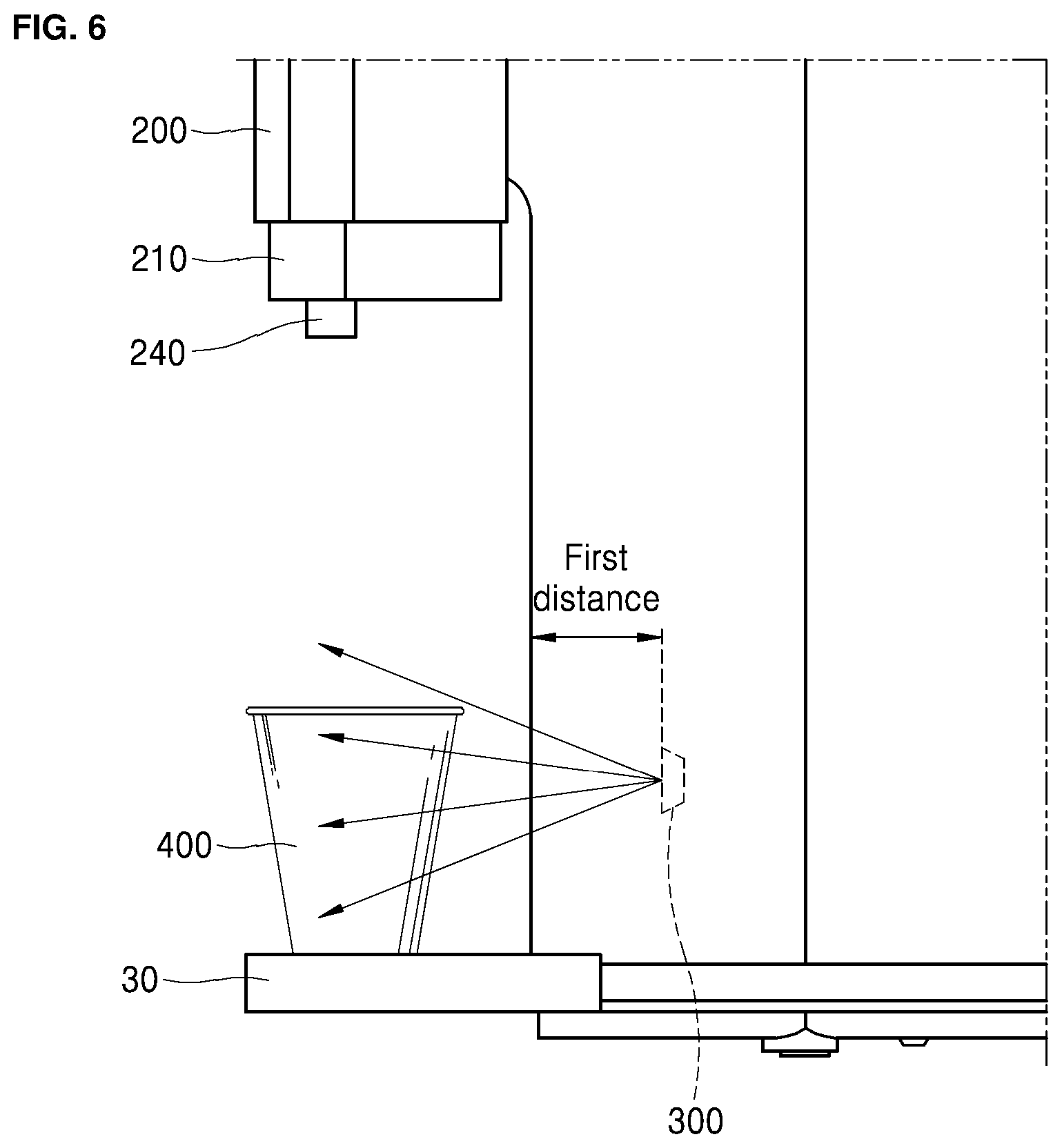 Patent US12134552 Figure 6 – Liquid dispenser
