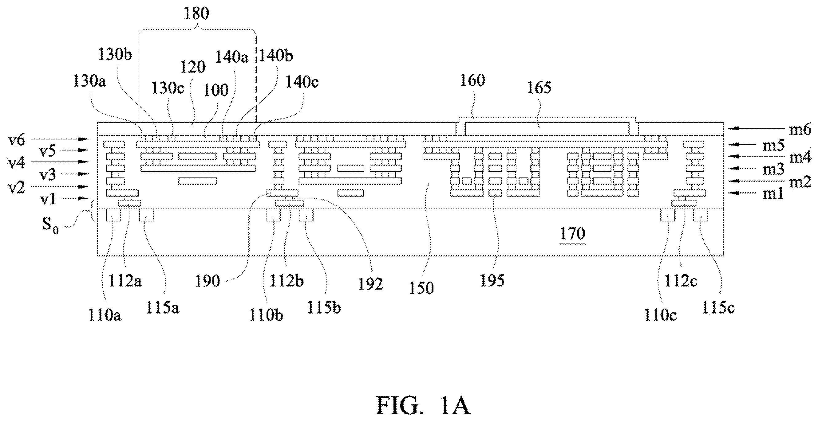 Patent US12134555 Figure 1 – Method and structure for CMOS-MEMS thin film encapsulation